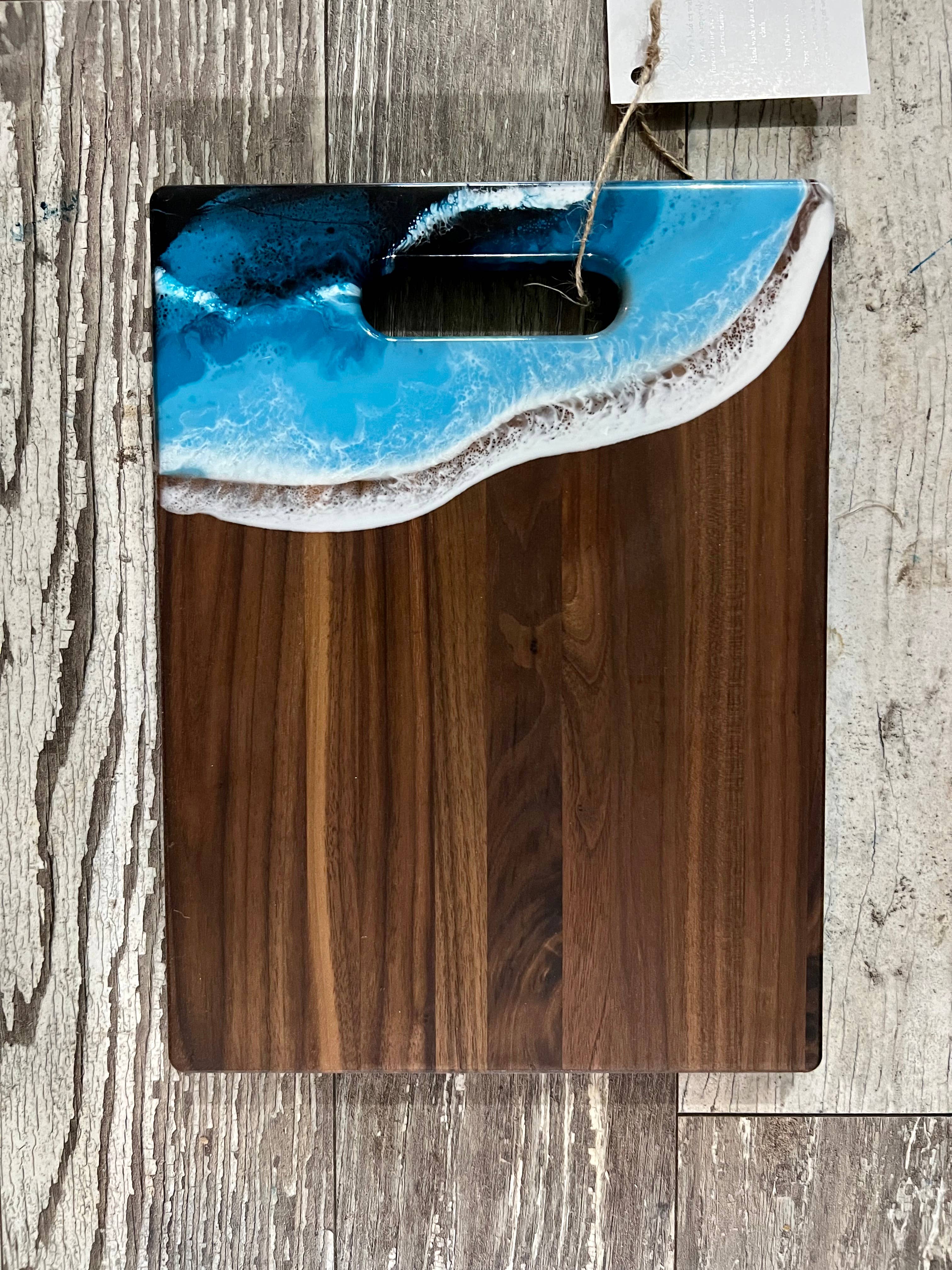 Mary Black Walnut  cheese  board: Ocean