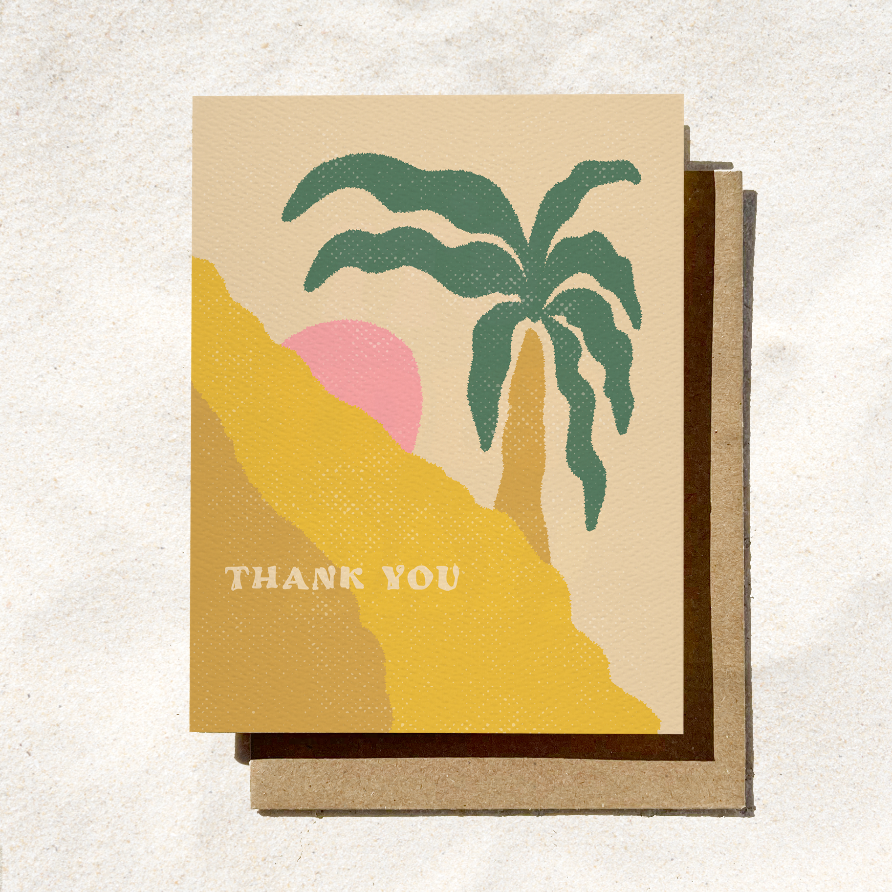 Thank You Palm Tree Card | Palm Springs Card | Summer Card