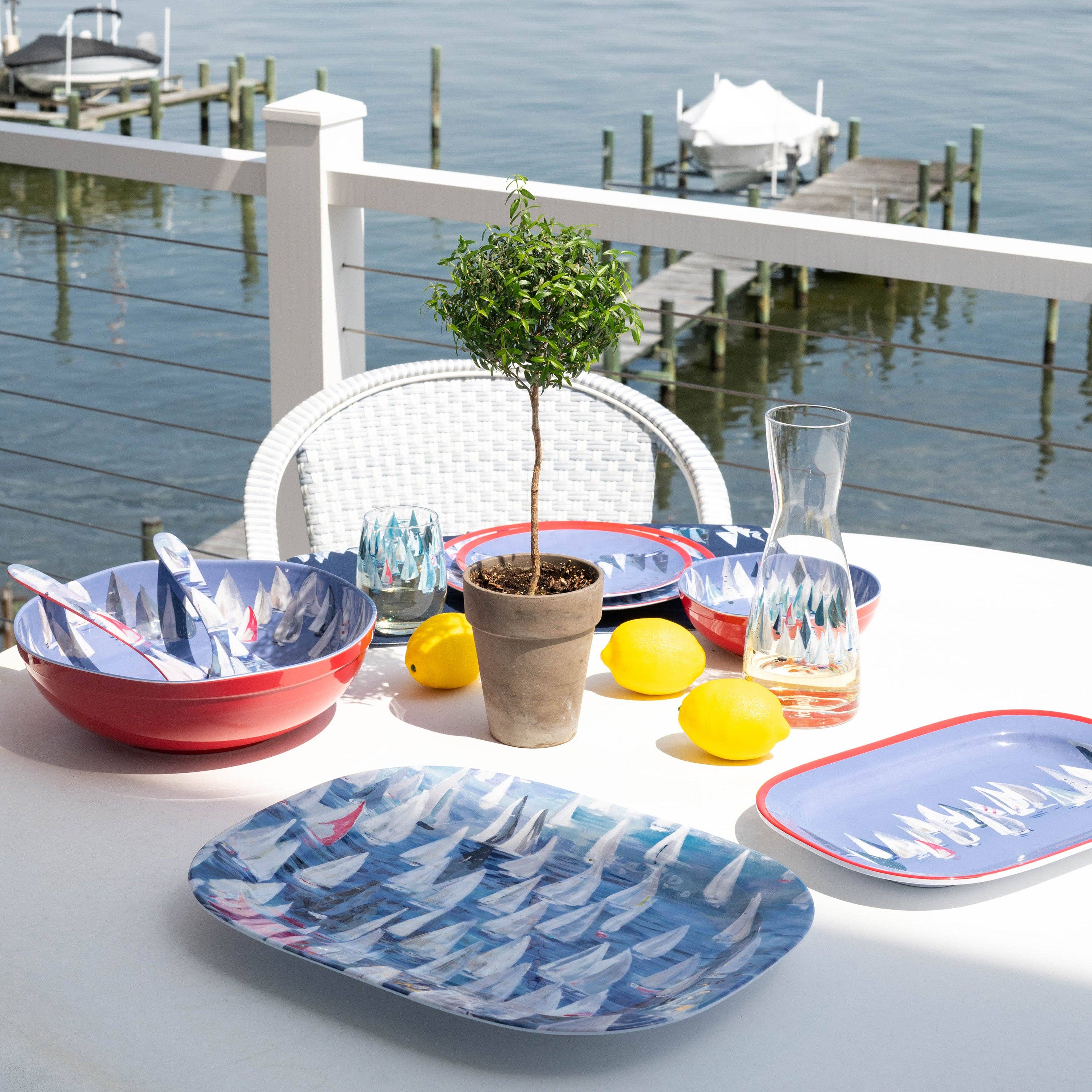 Melamine Platter - Race Day in Annapolis | Magothy Market