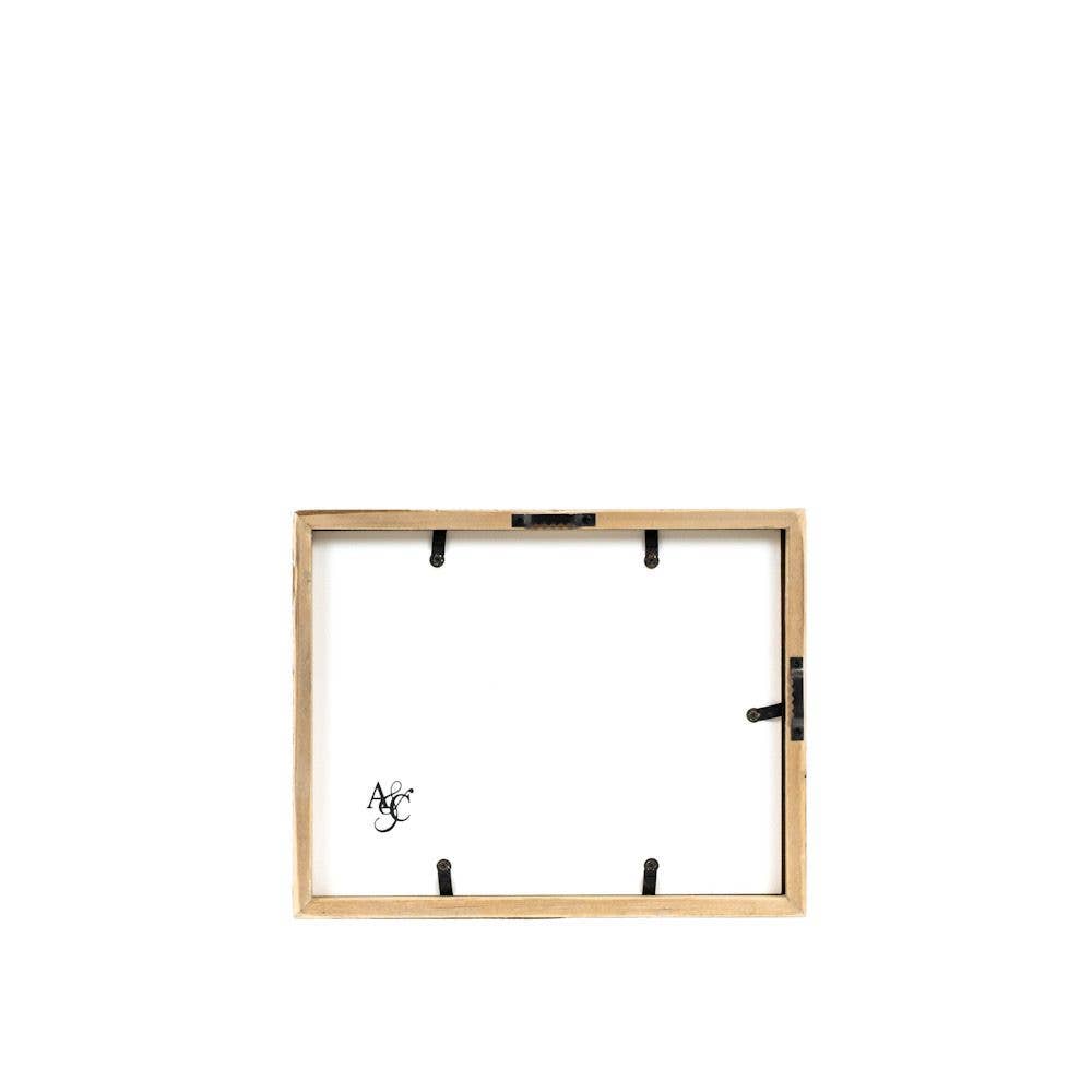 Pasadena Flag artwork in Wood Frame