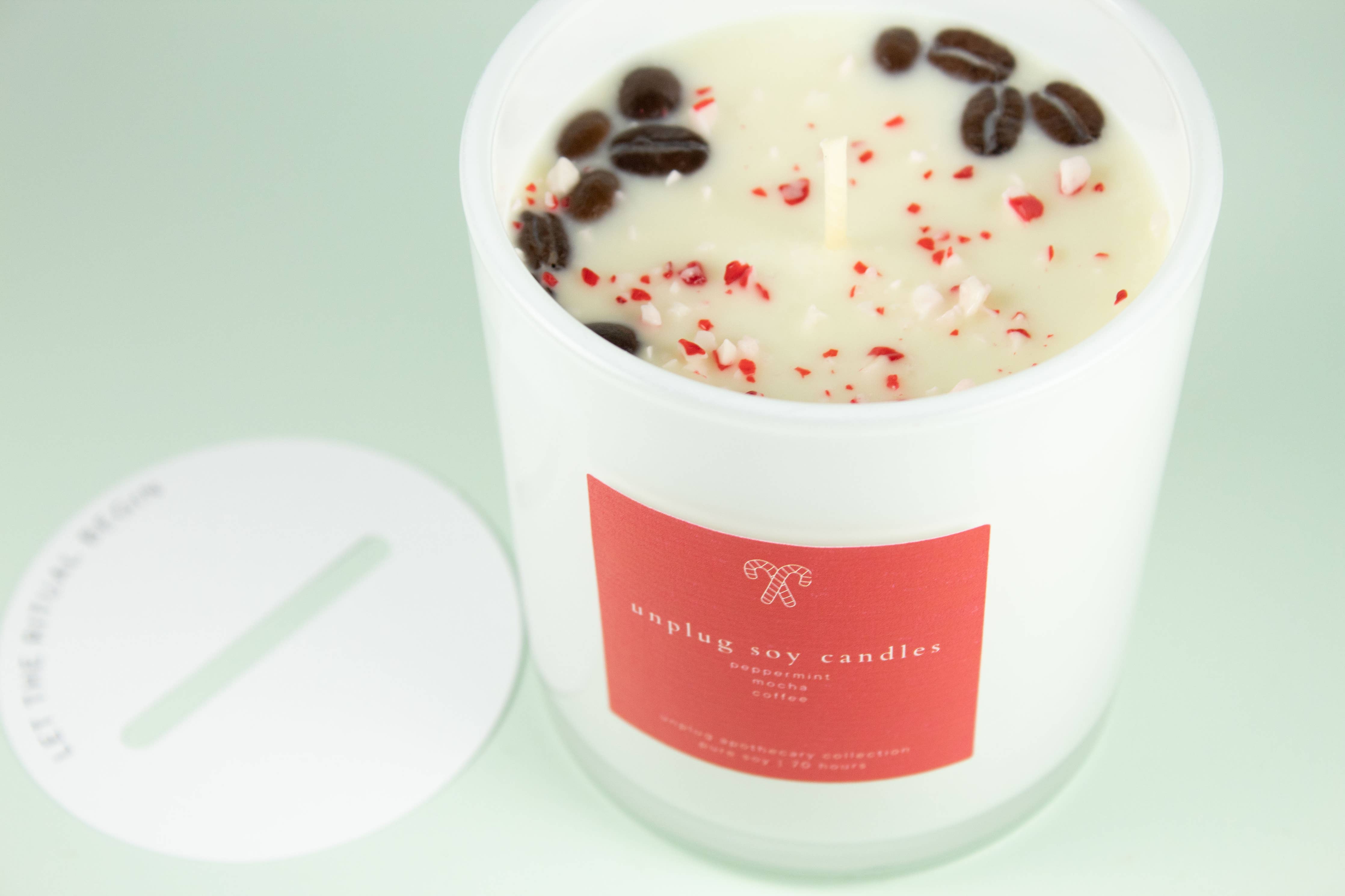 The Seasonal Edit – Peppermint Mocha Soy Candle