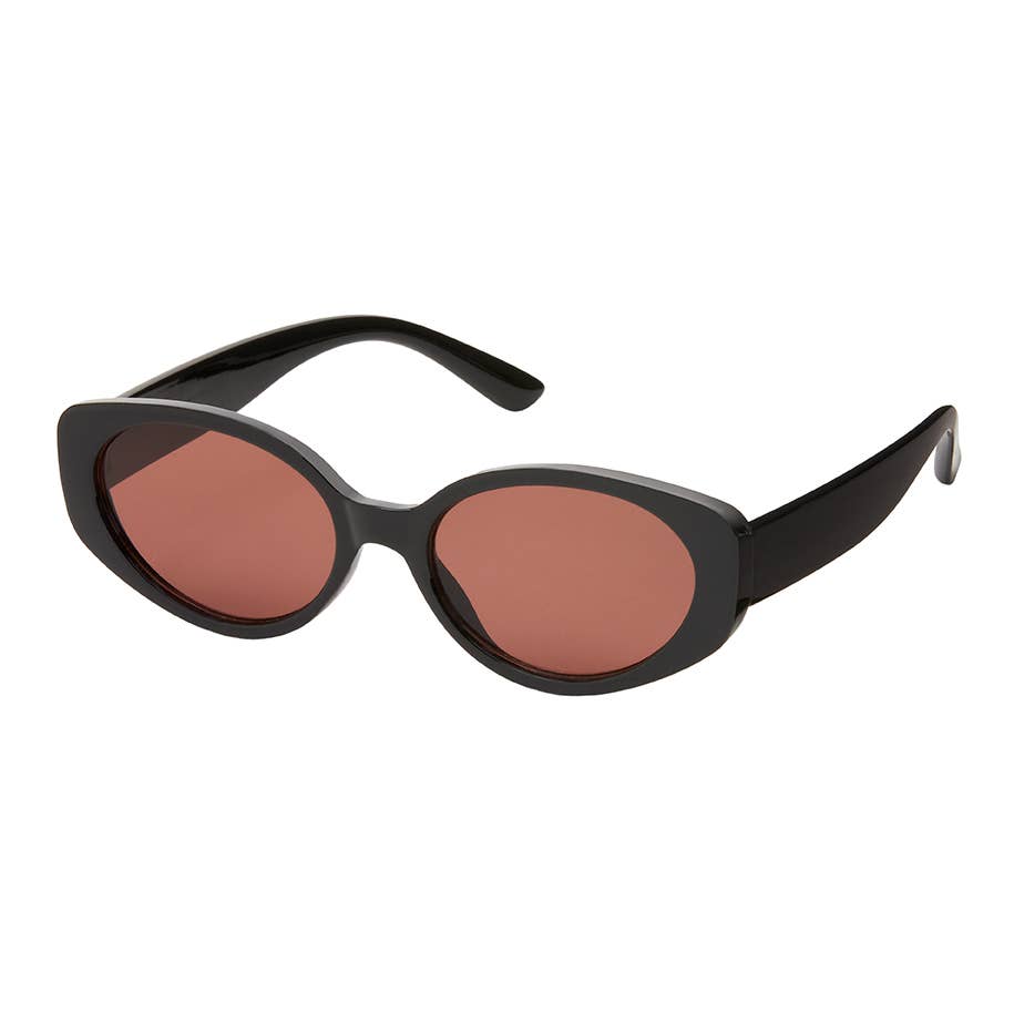 ROSE CAT EYE OVAL - Black