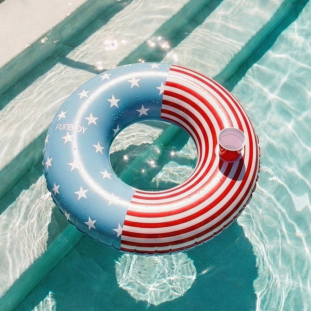 Red White and Blue Tube Float - Pool Essentials | Magothy Market