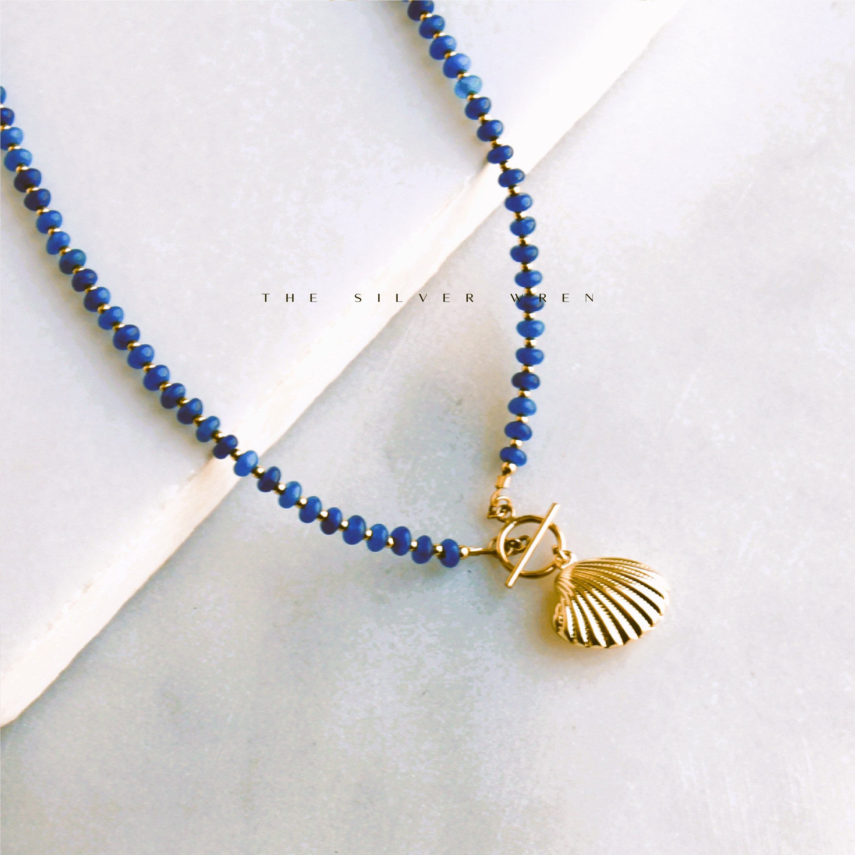 Shell Toggle Necklace: 16 inch