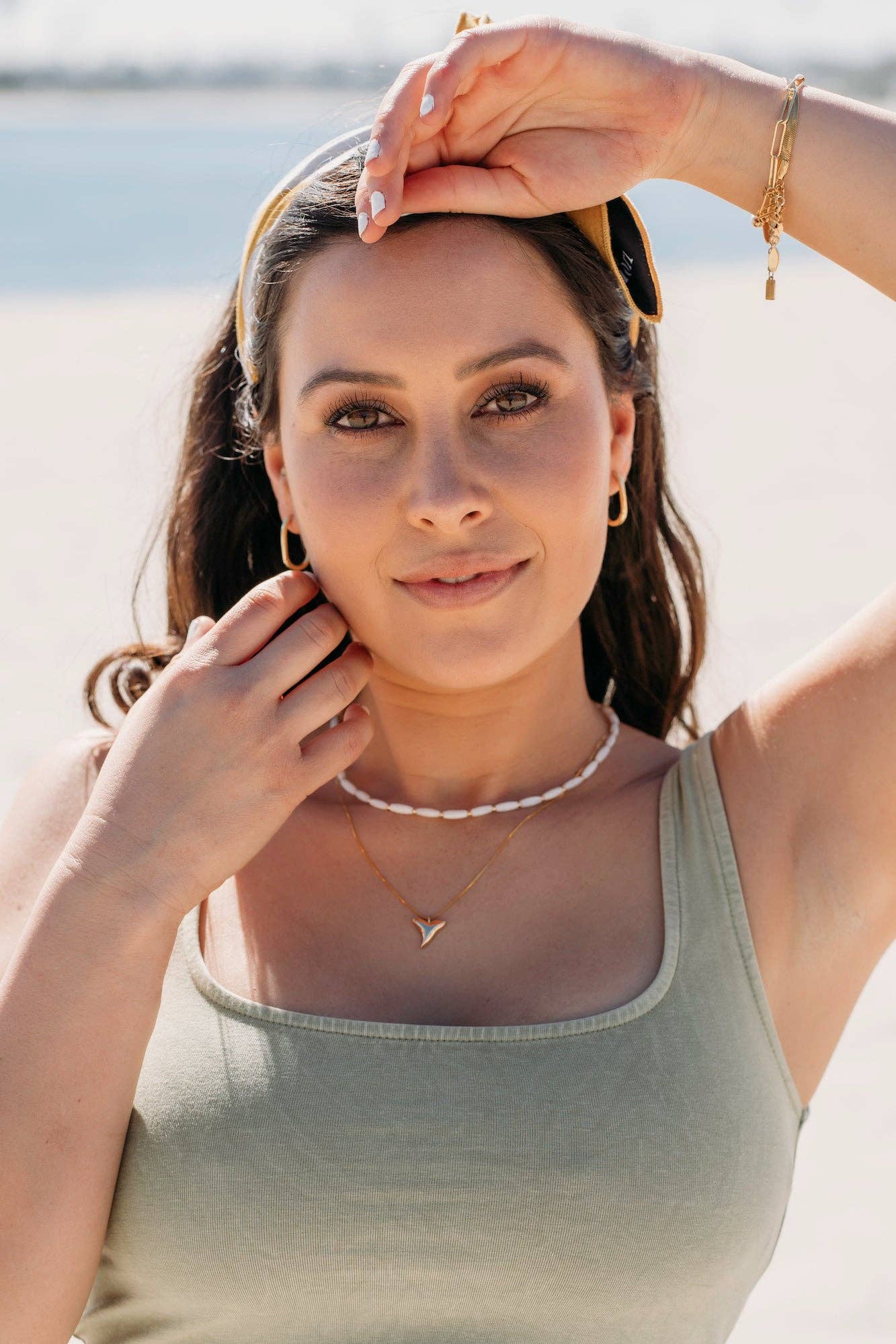 Shark Tooth ~ Salty Pendants: 18k Gold plated