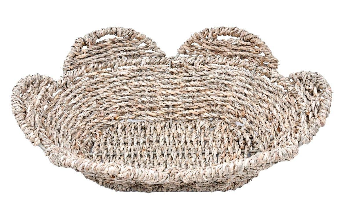 Oval Scallop Seagrass Tray