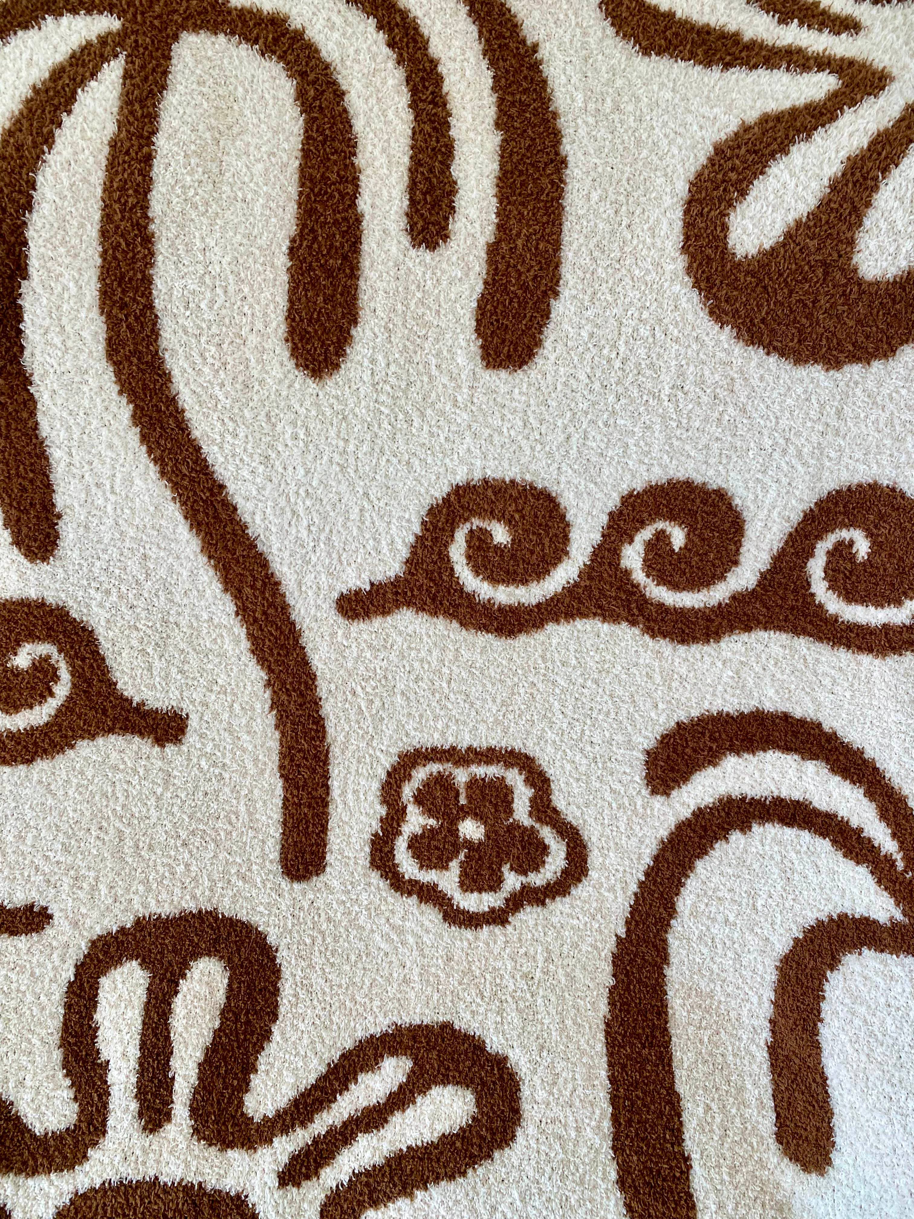 Hanalei Plush Throw - Mocha &amp; Cream