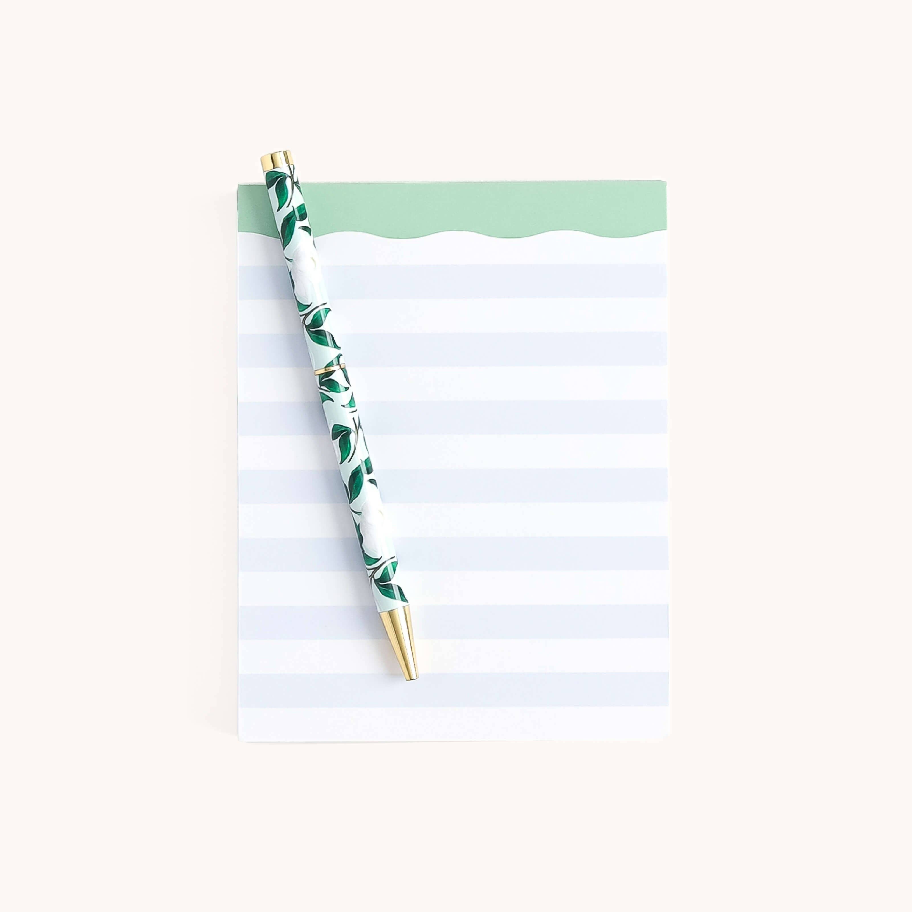 Notepad, Blue Stripes