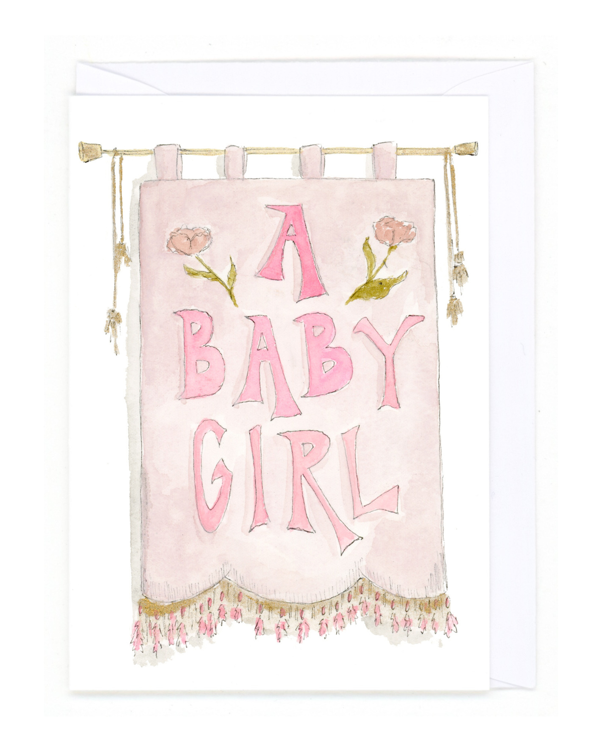 A Baby Girl - Card