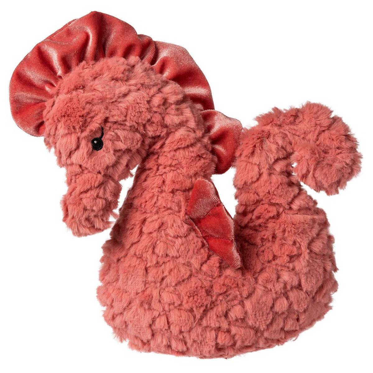 Putty Coral Seahorse - Soft Etched Fabric Plush Toy