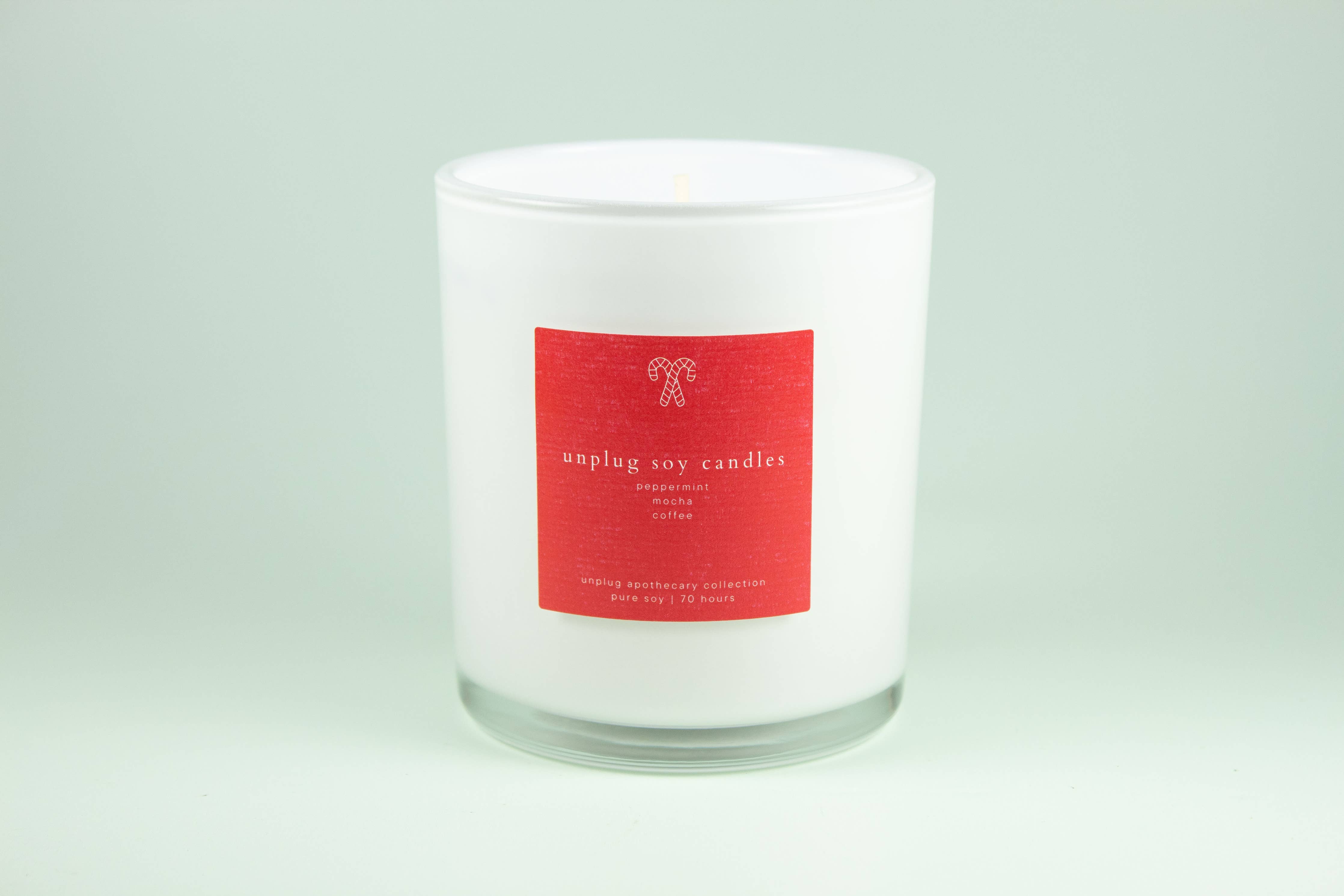 The Seasonal Edit – Peppermint Mocha Soy Candle