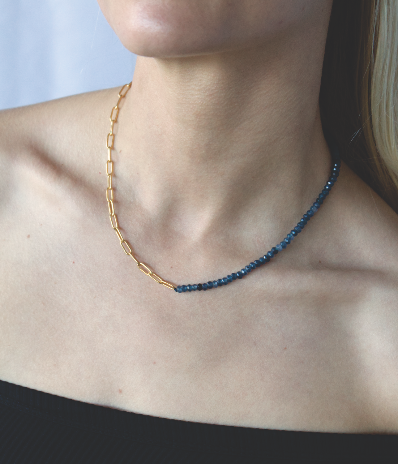 Paloma Necklace ~ Salty Babes: Deep Blue Ocean