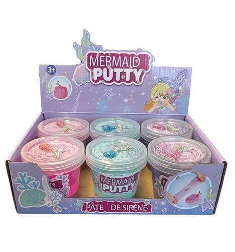 Mermaid Putty with Mermaid Tail Decal
