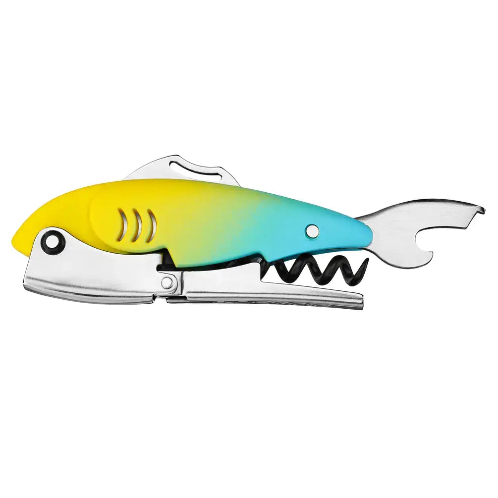 TrueZoo Gillbert Soft-Touch Waiter’s Corkscrew -Ombre Fish