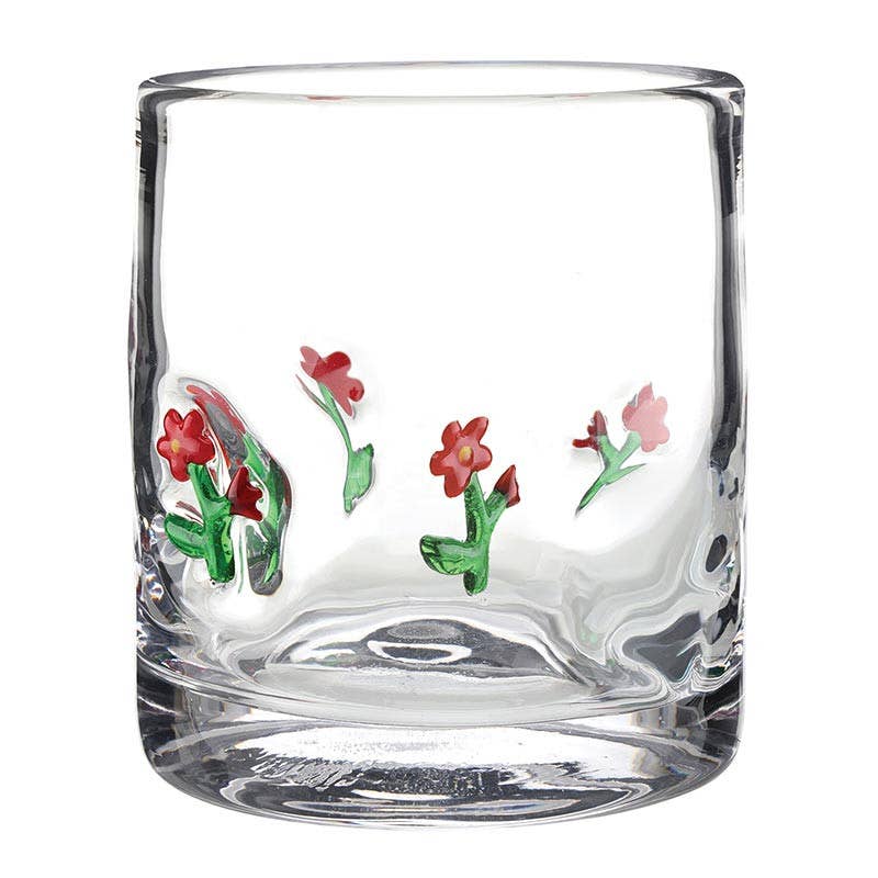 DOF Icon Glass - Floral: 16 oz