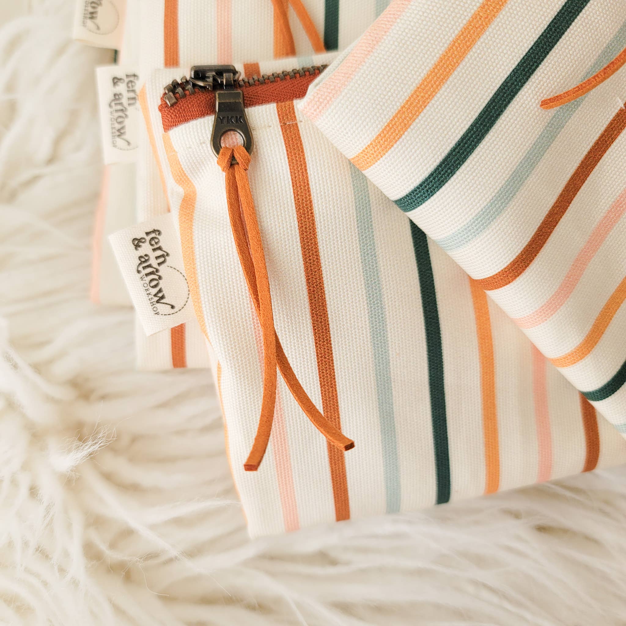 Water Resistant PUL Wet / Dry Bag - Juliette Stripe
