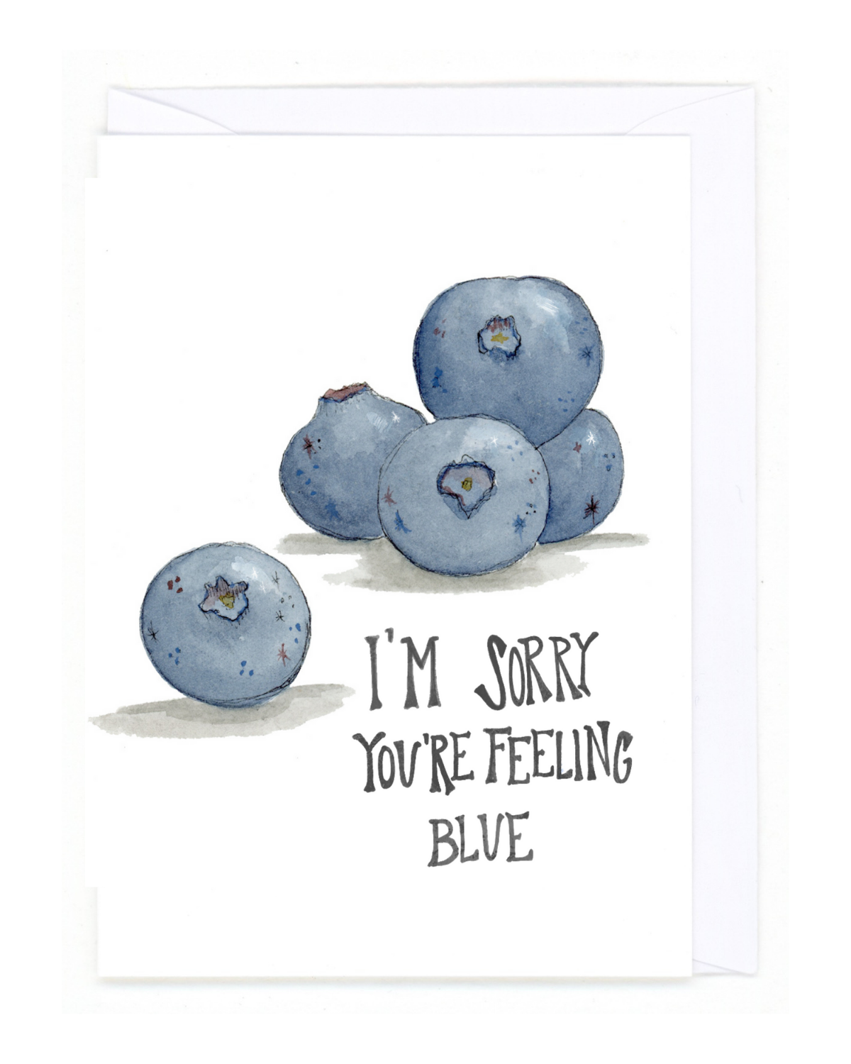 I'm Sorry You're Feeling Blue - Card