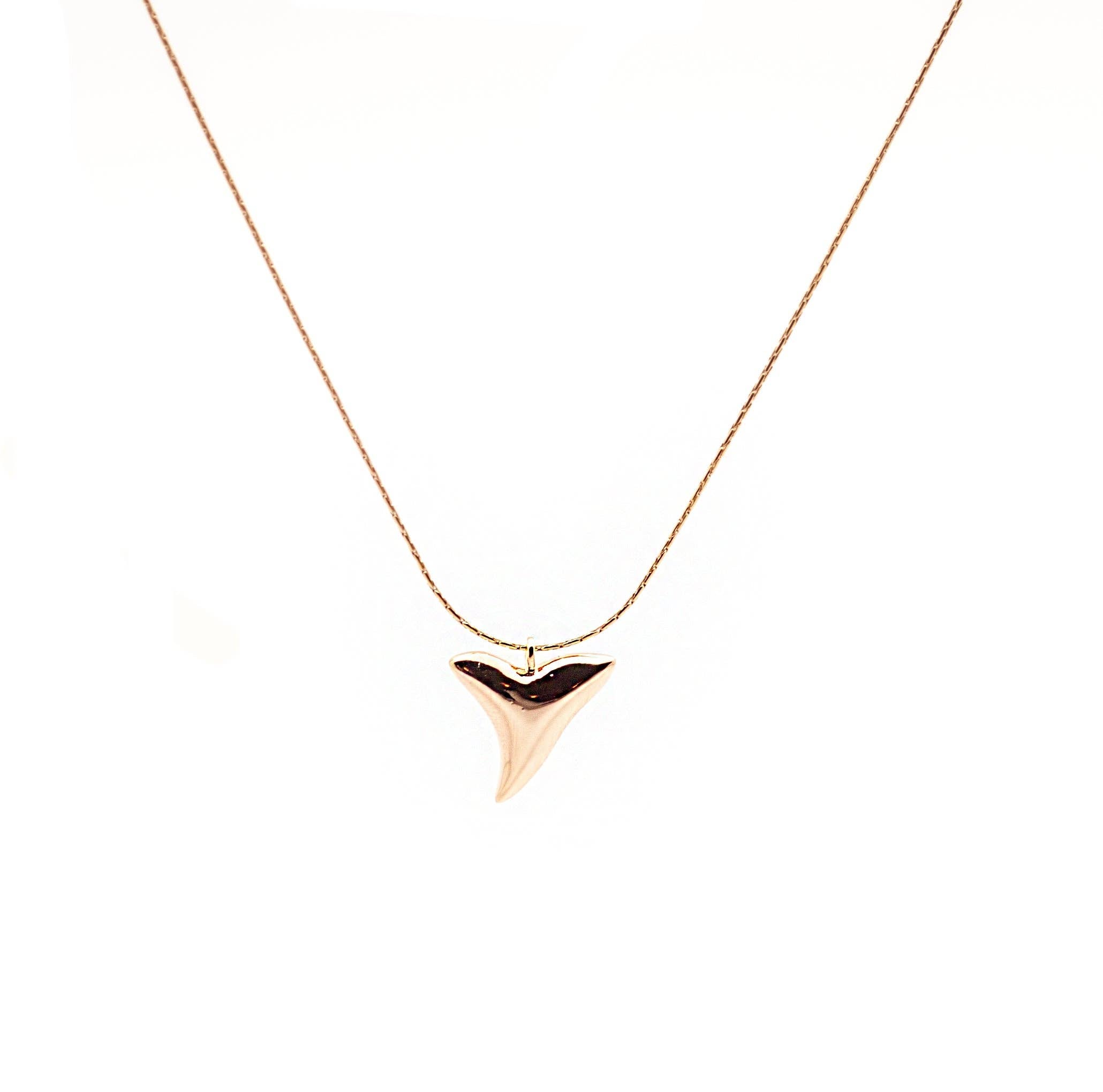 Shark Tooth ~ Salty Pendants: 18k Gold plated