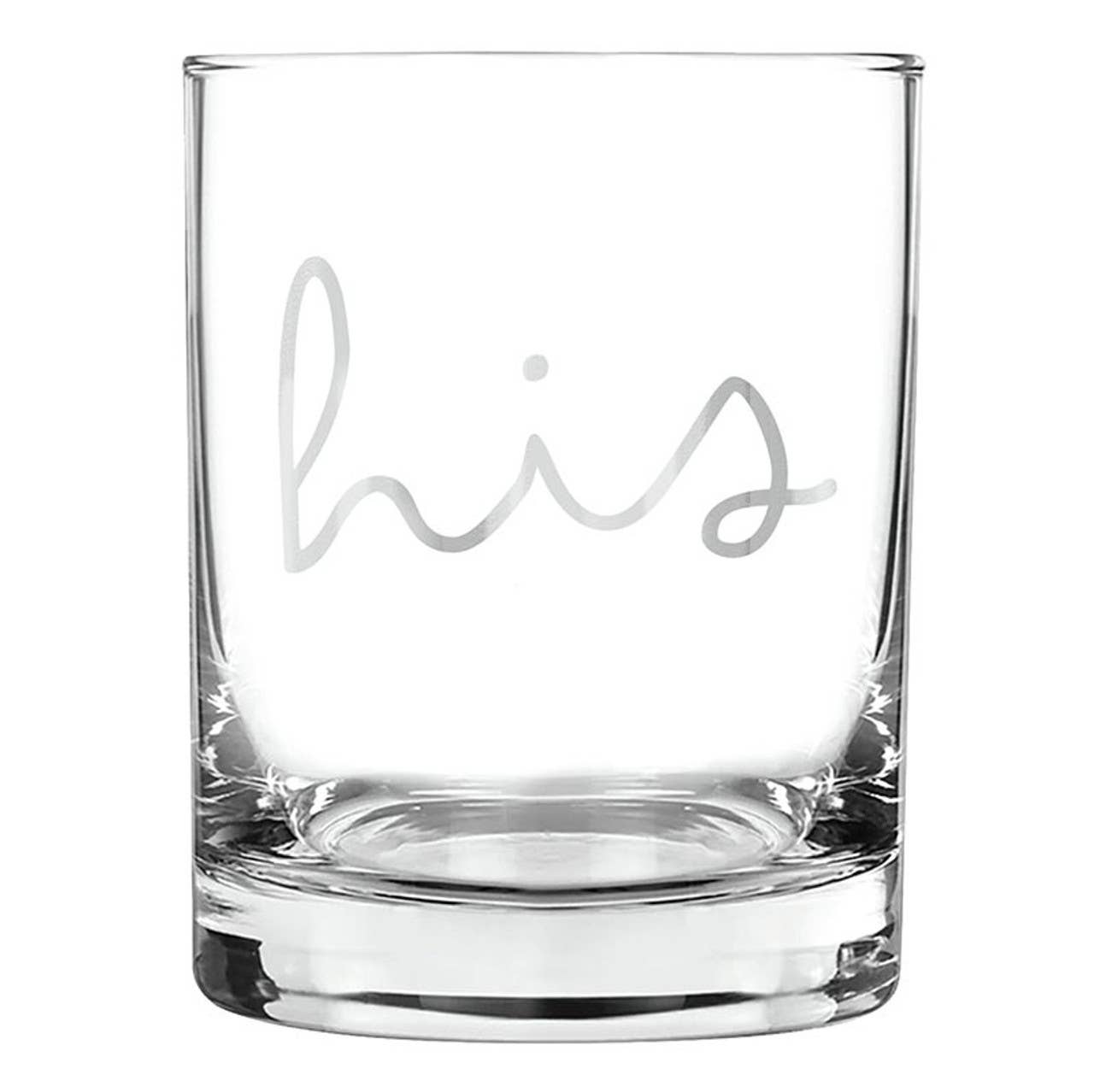 Stemless Wine Glassware Set - His/Hers