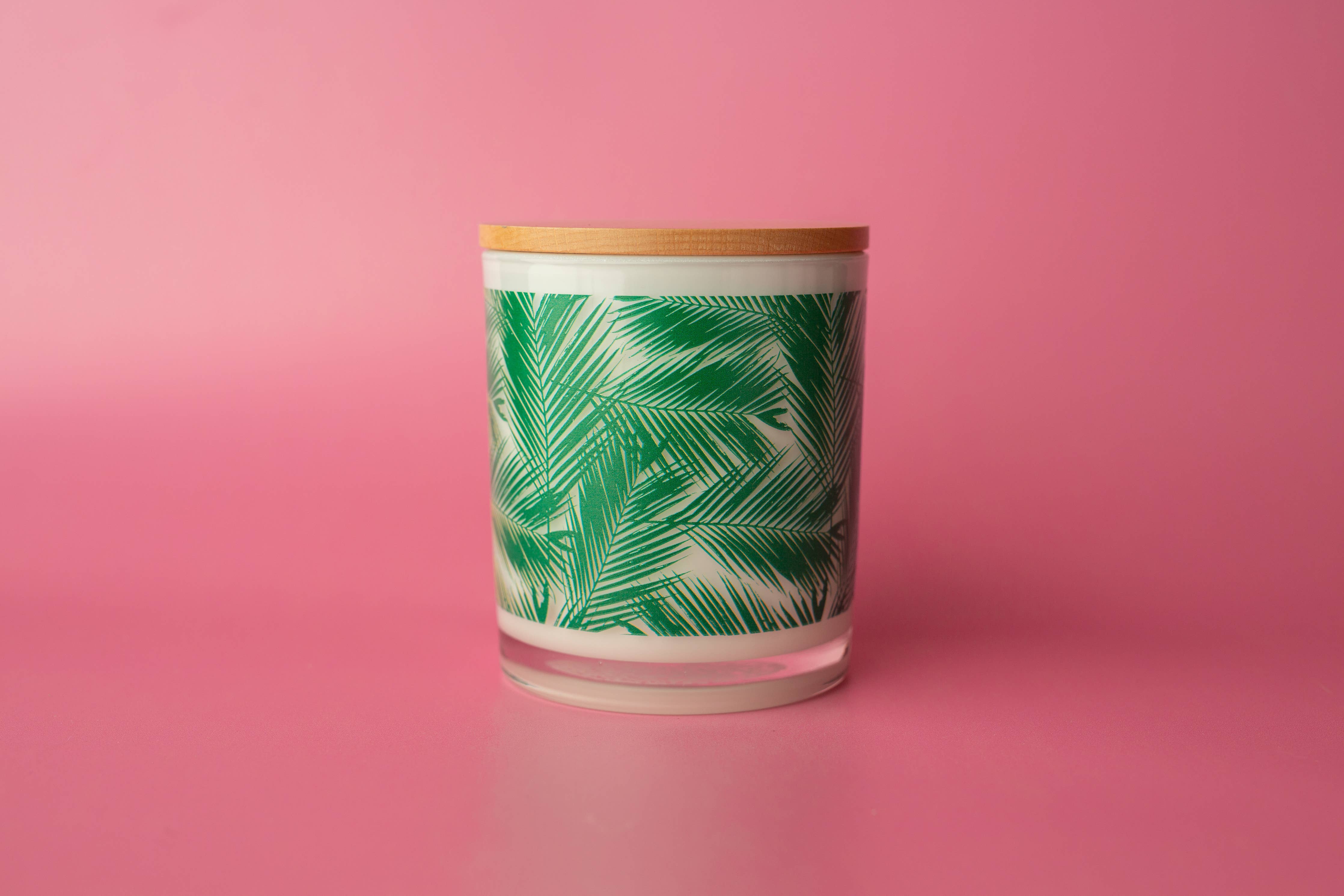 Palm Leaf Soy Candle: Sea Salt