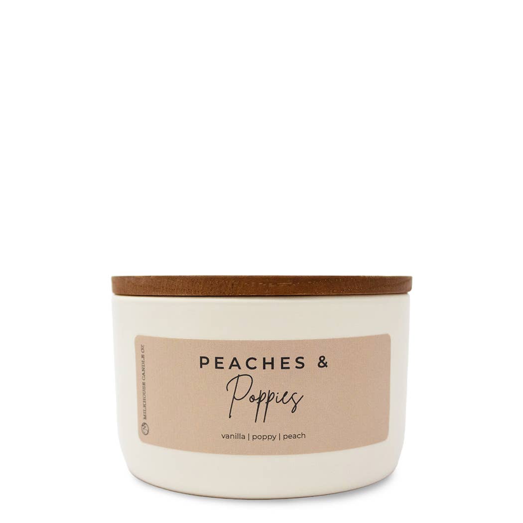 Peaches &amp; Poppies | 10 oz Candle