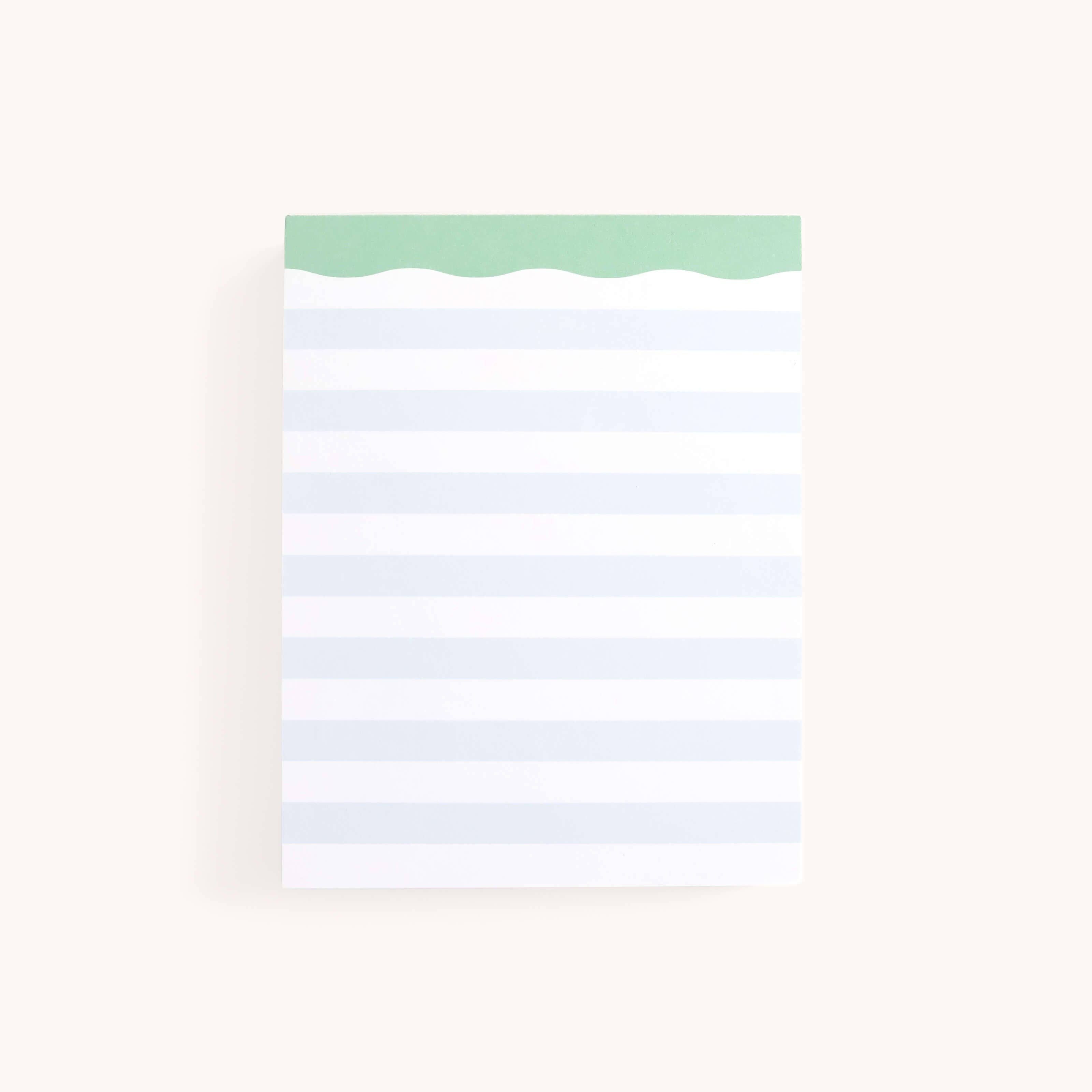 Notepad, Blue Stripes