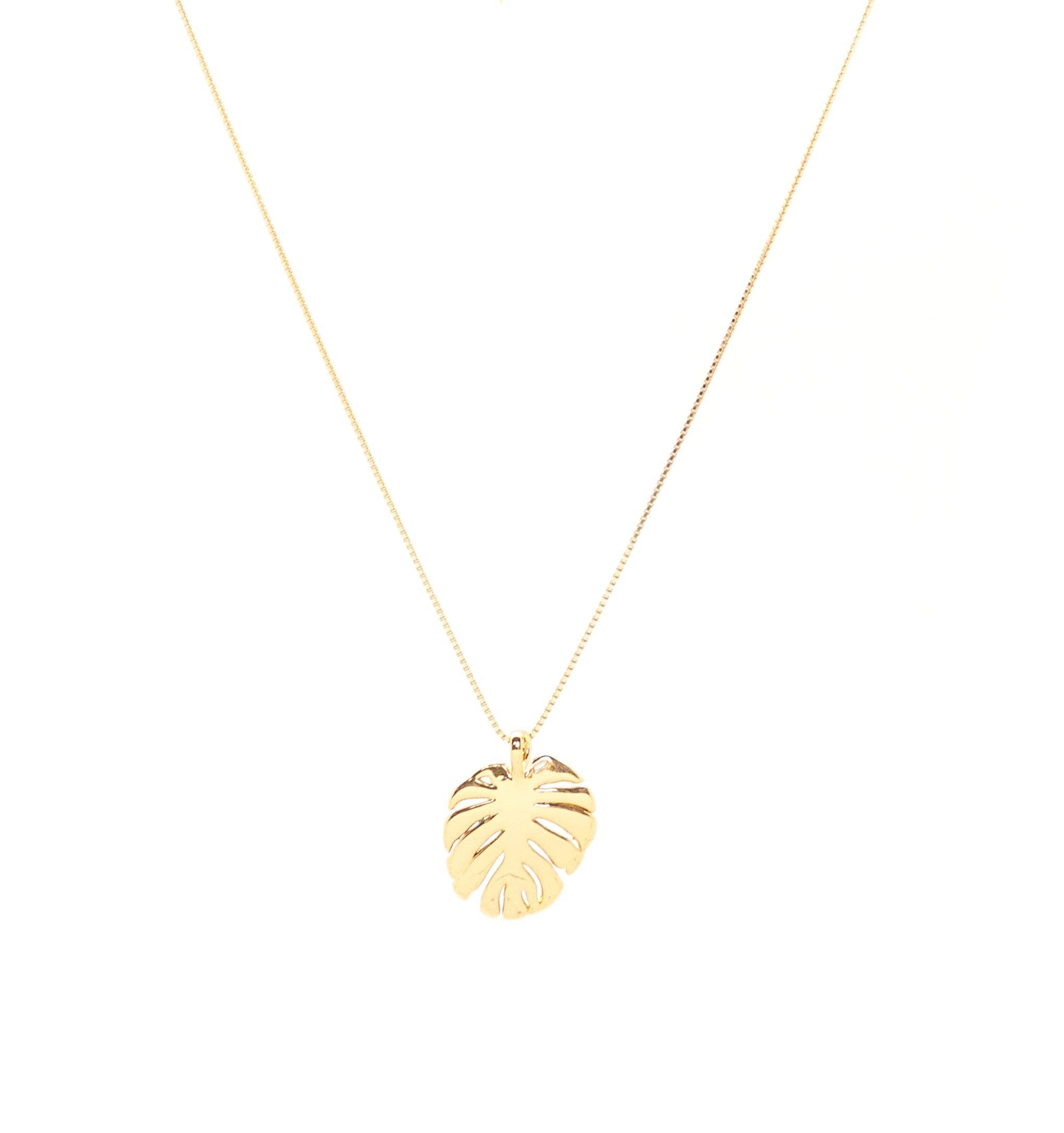 Bali Leaf ~ Salty Pendants: Dainty
