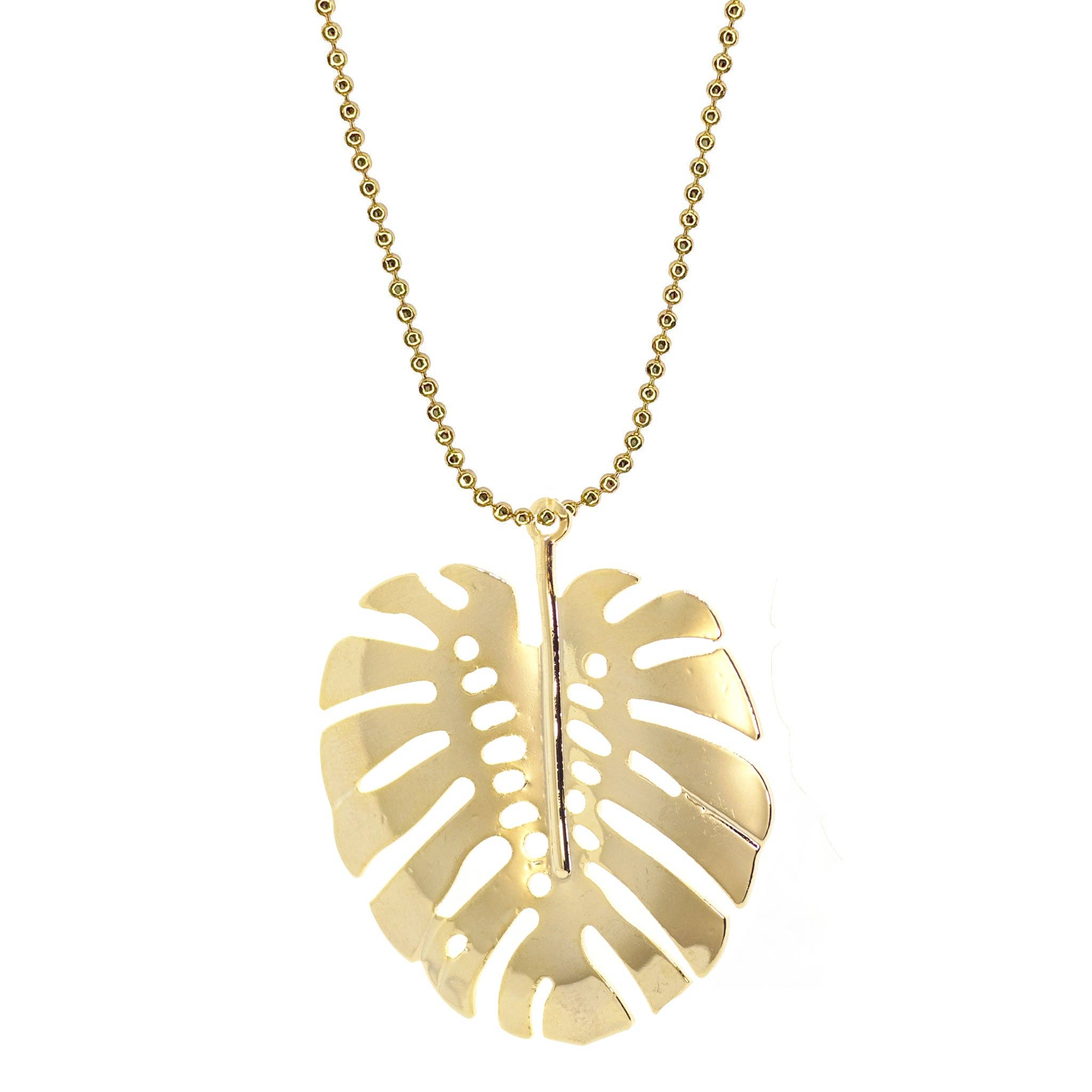 Bali Leaf ~ Salty Pendants: Dainty