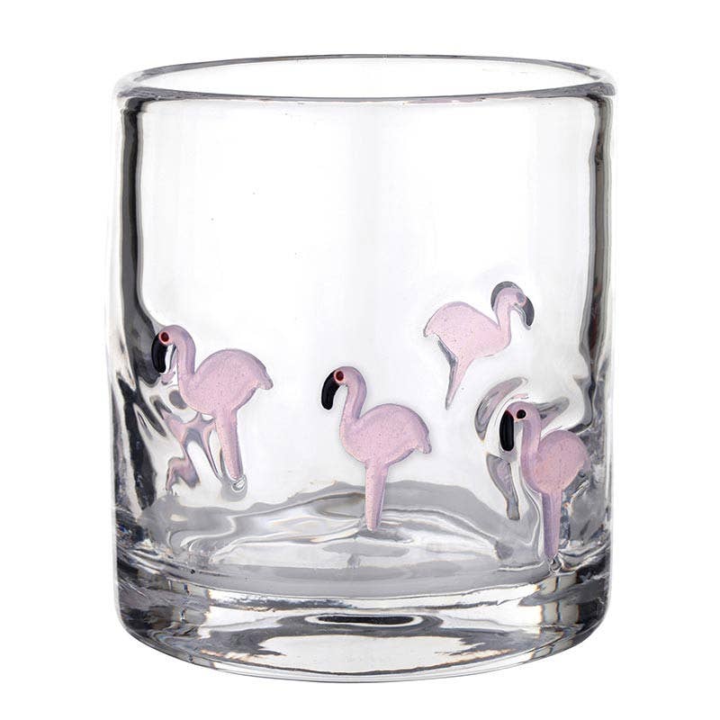 DOF Icon Glass - Pink Flamingo: 16 oz