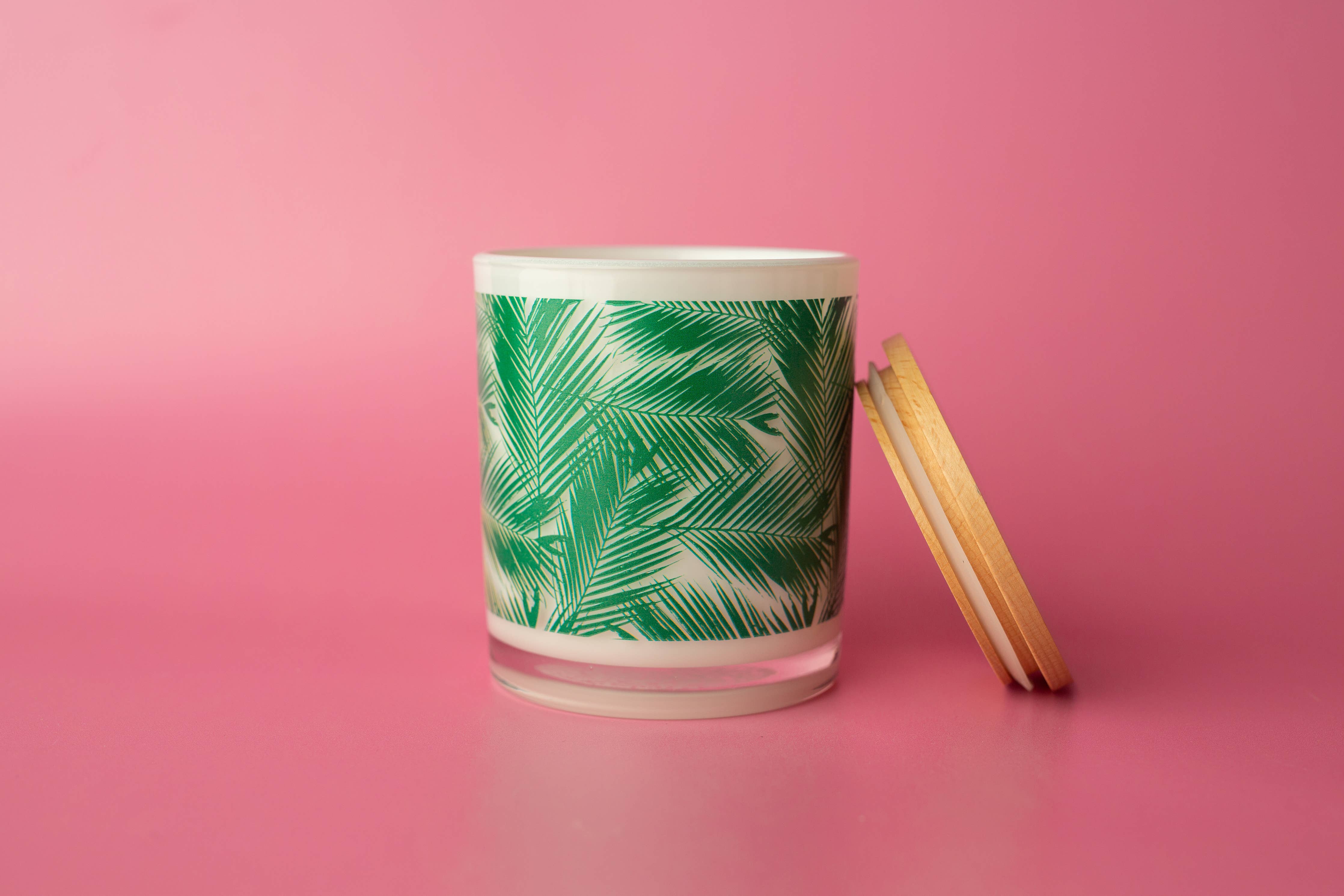 Palm Leaf Soy Candle: Sea Salt