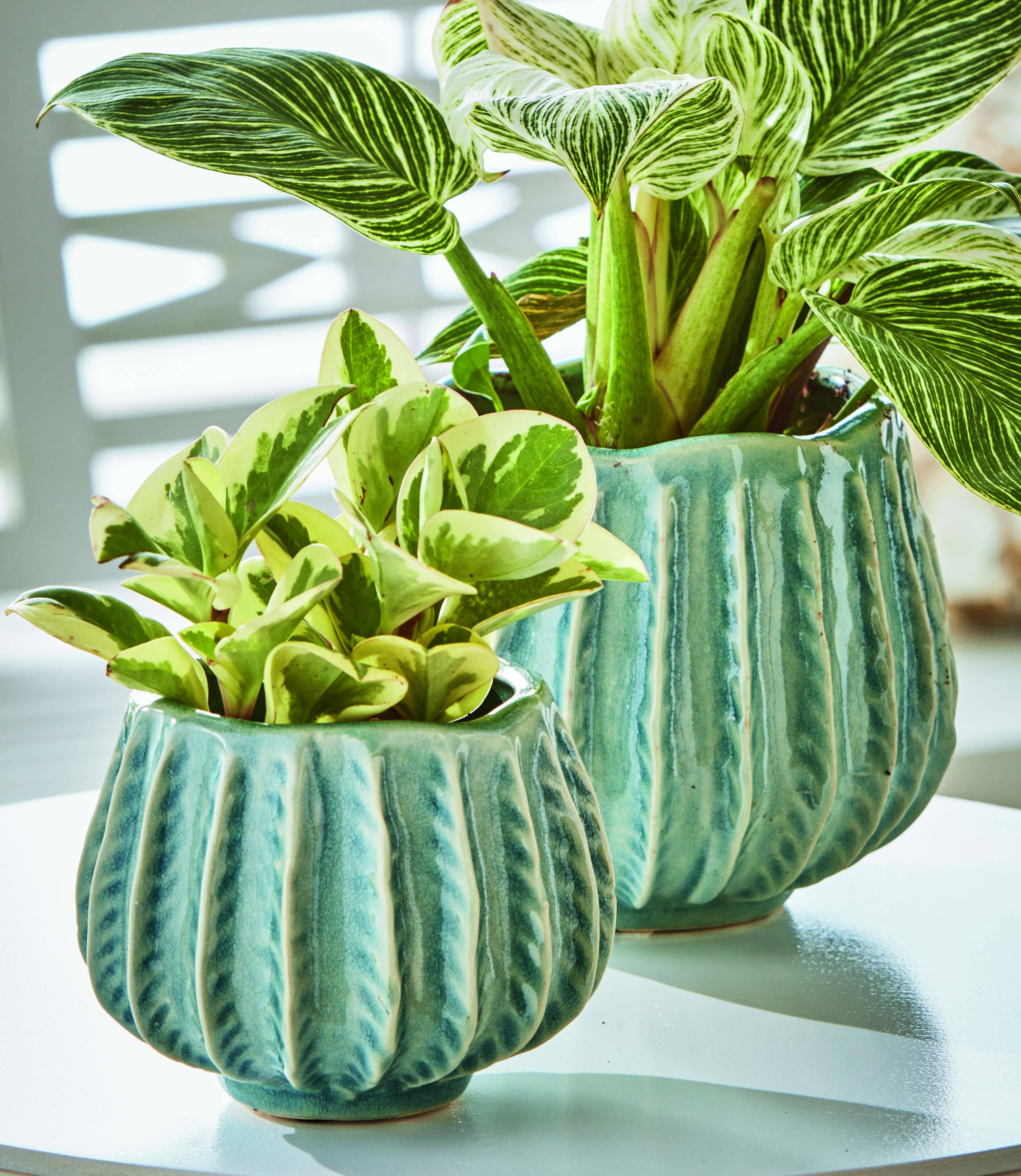 Cala Planter Large Lt Blue Stoneware