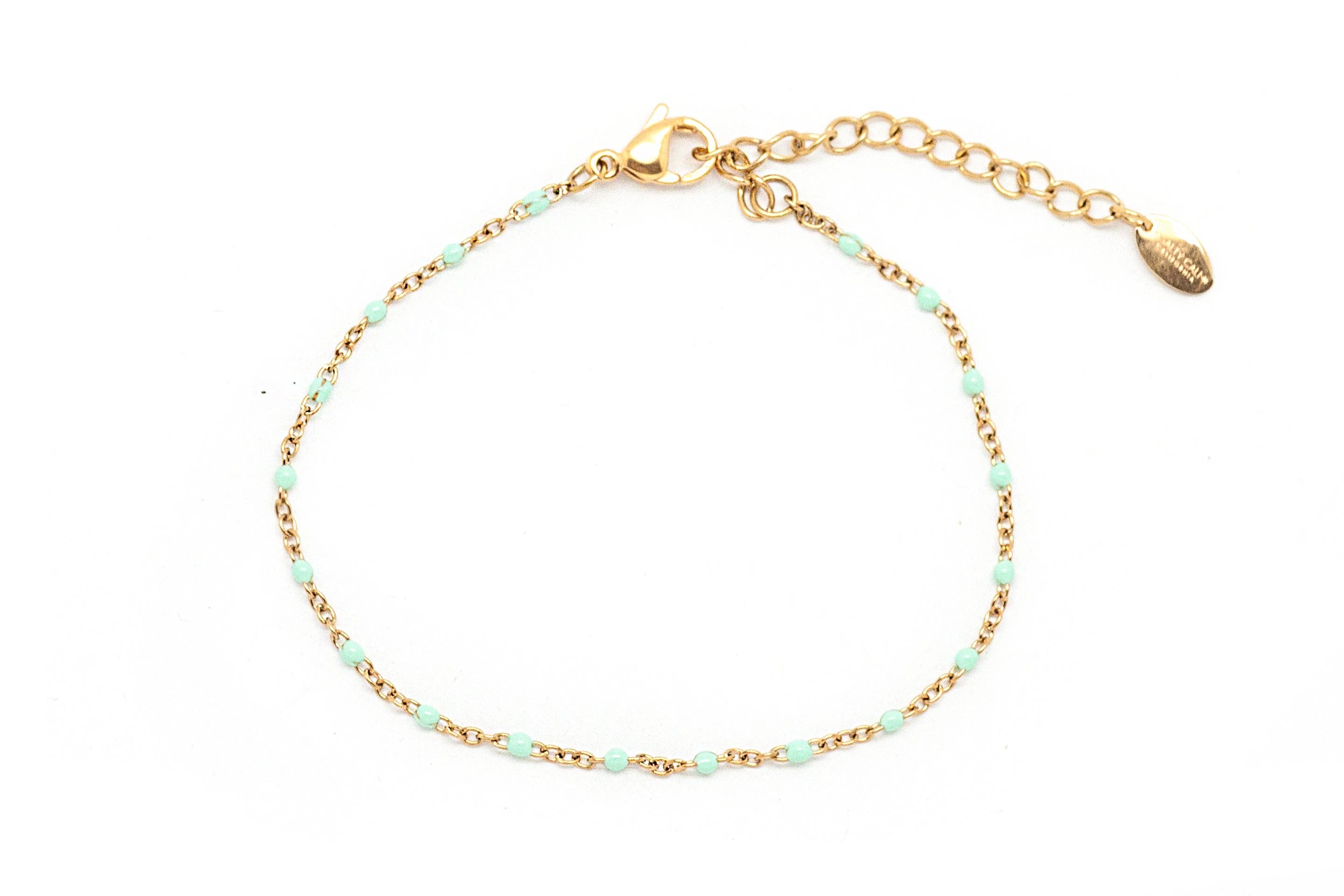 Sweet Dots Bracelet ~ Salty Babes: Aqua