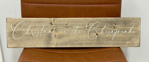 Christmas on the Chesapeake 6 x 24 Sign