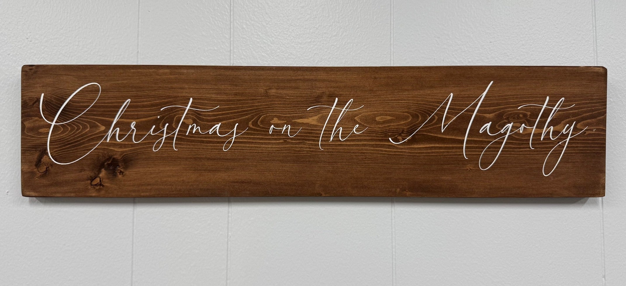 Christmas on the Magothy 6 x 24 Sign