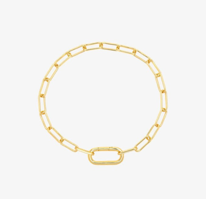 Harper Oval Charm Chain Bracelet - Coastal Jewelry | Magothy Market