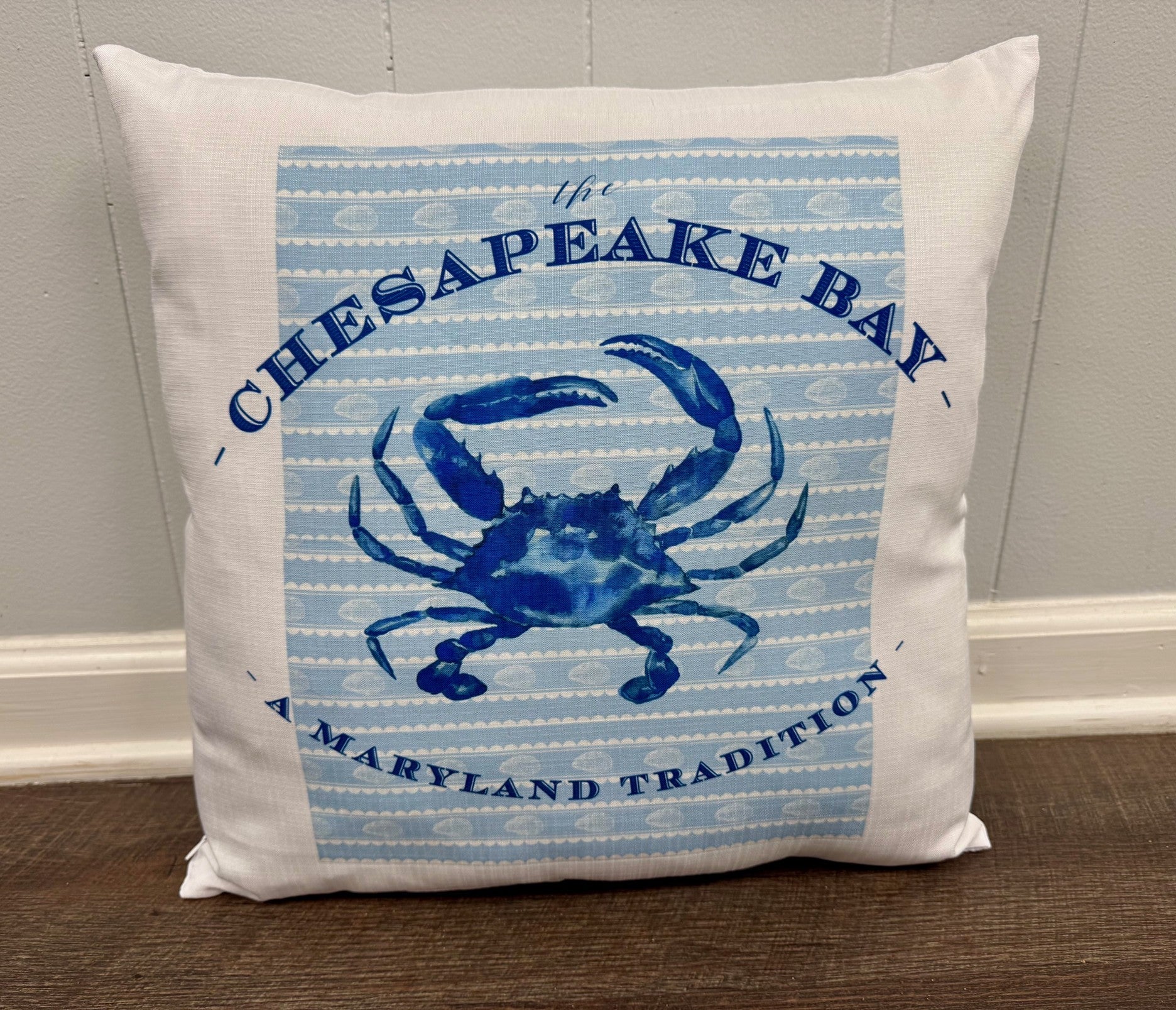 The Chesapeake Bay a MD Tradition Pillow