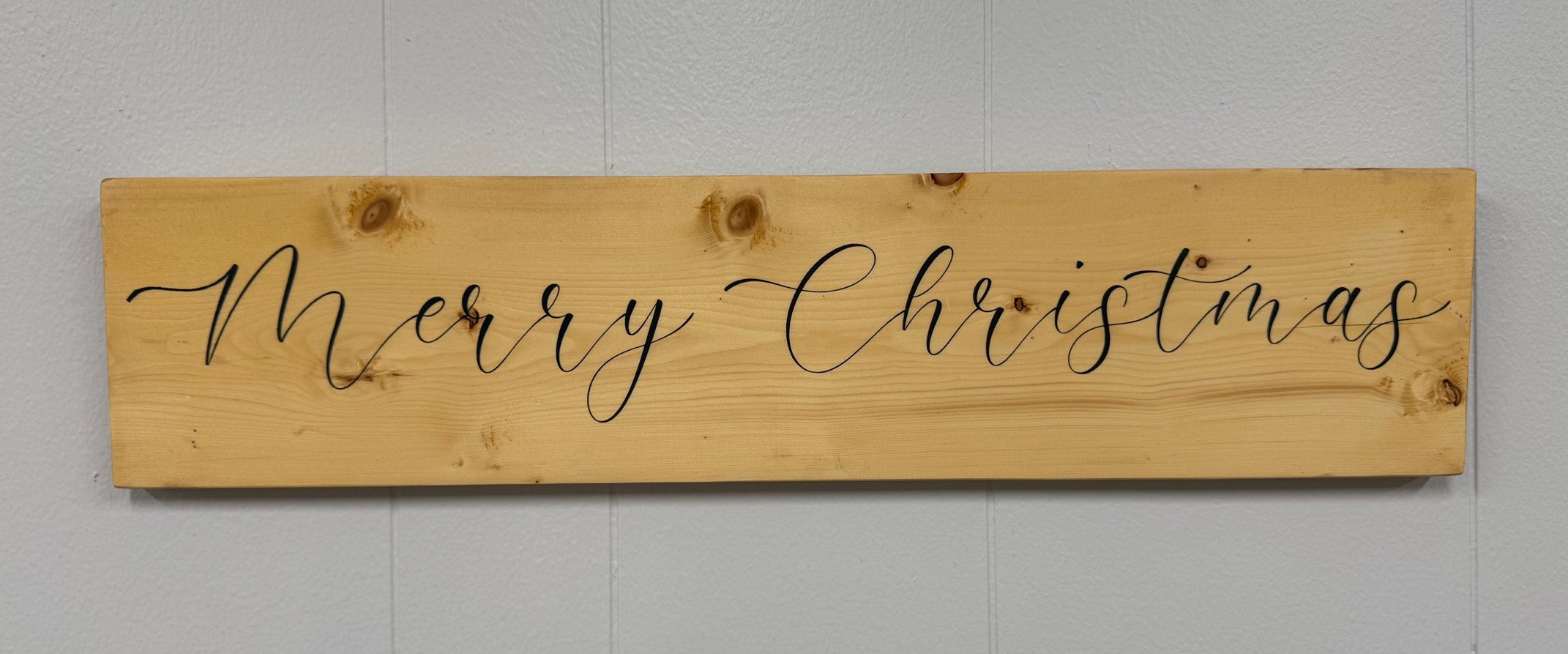 Merry Christmas 6 x 24 Sign