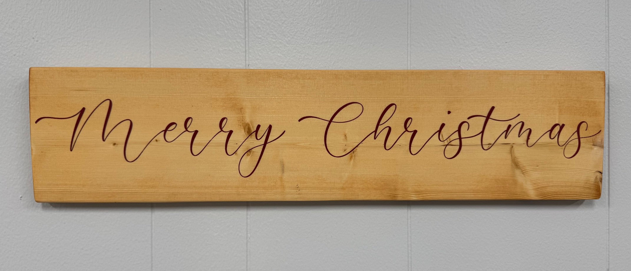 Merry Christmas 6 x 24 Sign