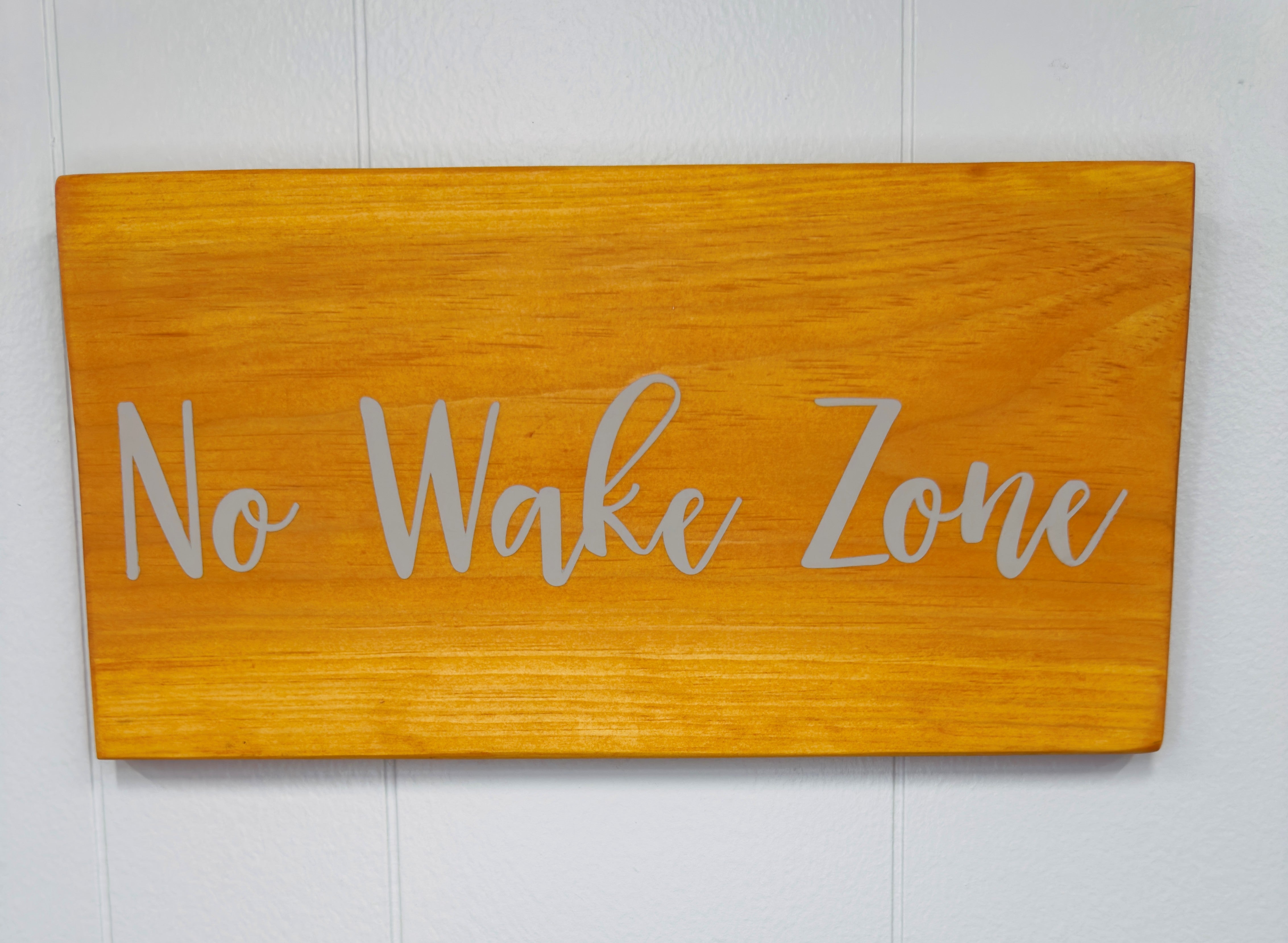 No Wake Zone 8 x 14 Sign
