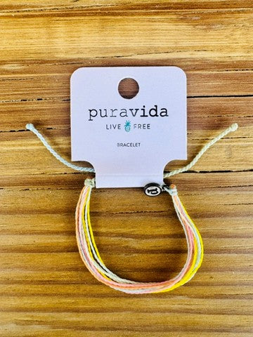 Bright Original Bracelet - Yellow, Blue, Green and Pink - Coastal Jewelry | Magothy Market
