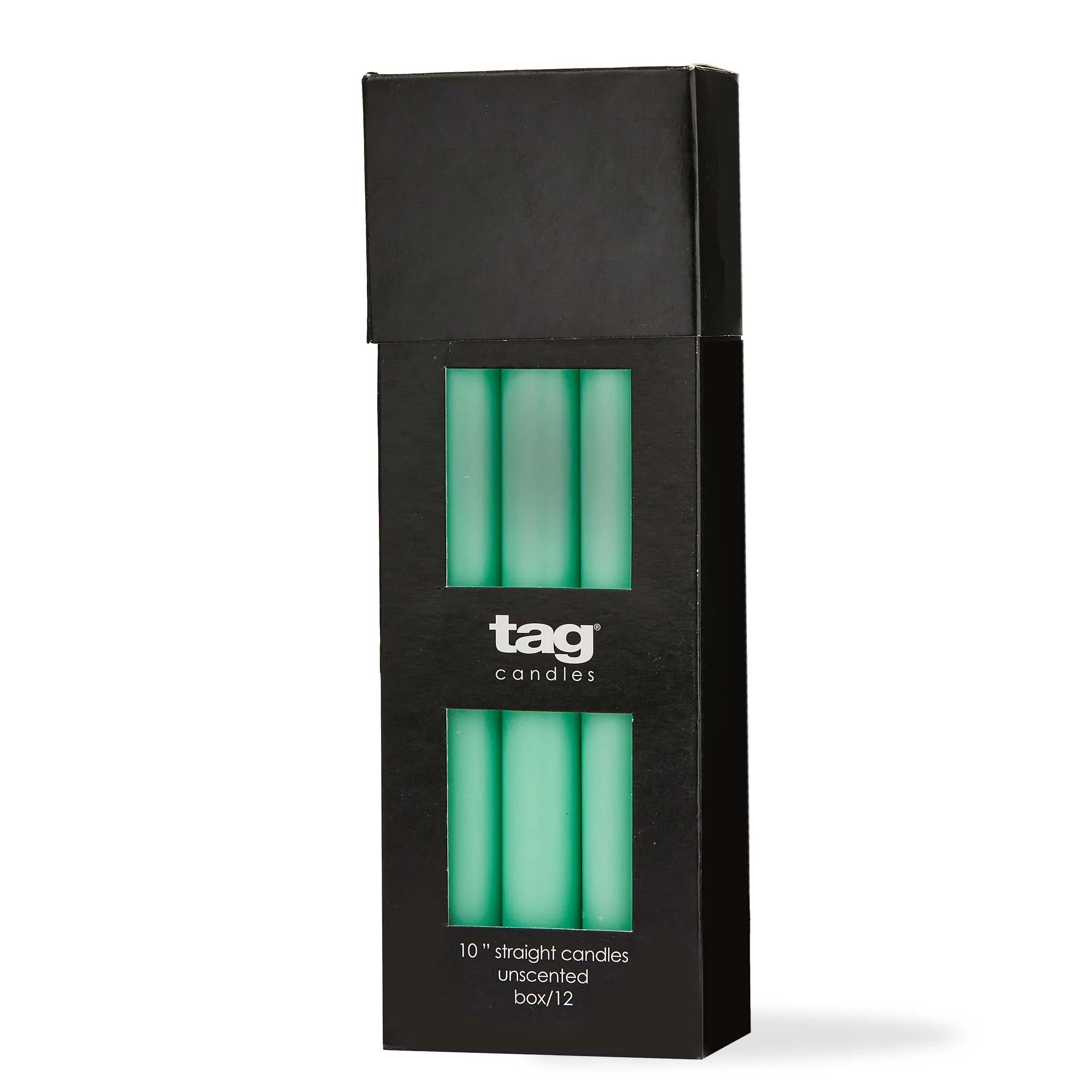 Color Studio 10" Straight Candle - Seafoam