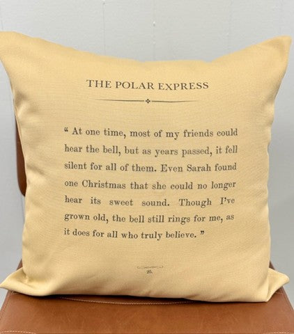 The Polar Express Pillow