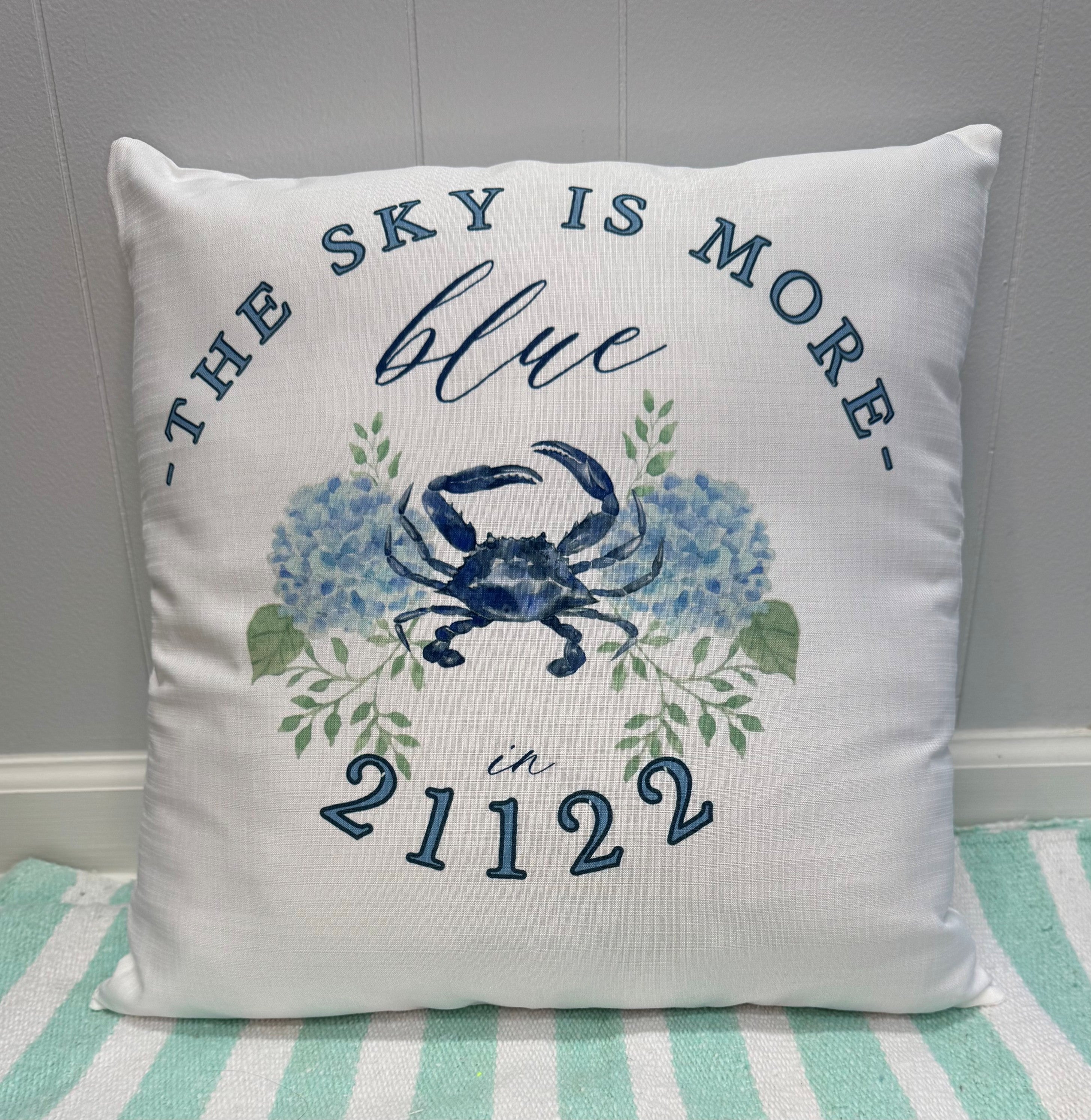 The Sky is More Blue in 21122-White
