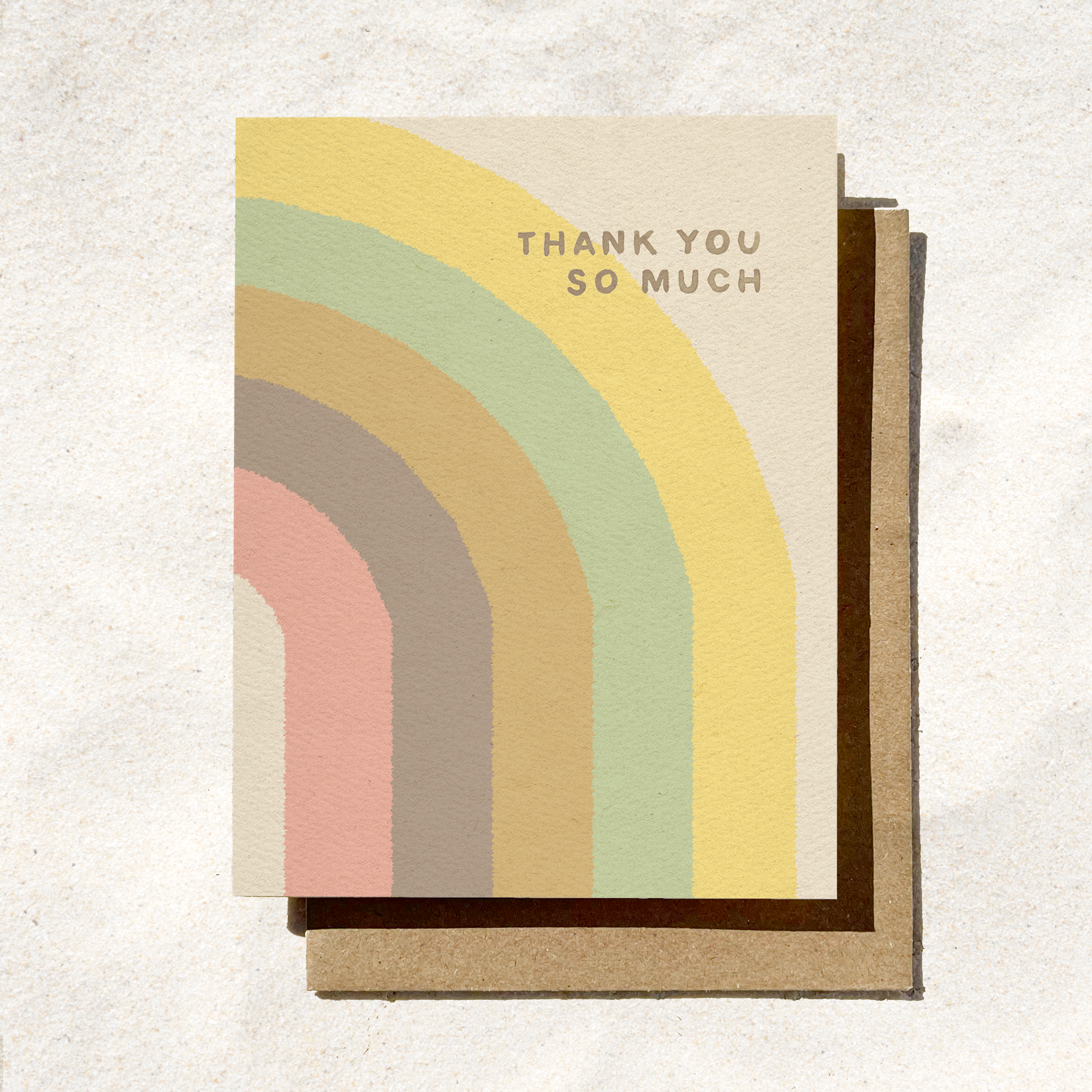 Thank You So Much Card | Rainbow Card | Thank You Card