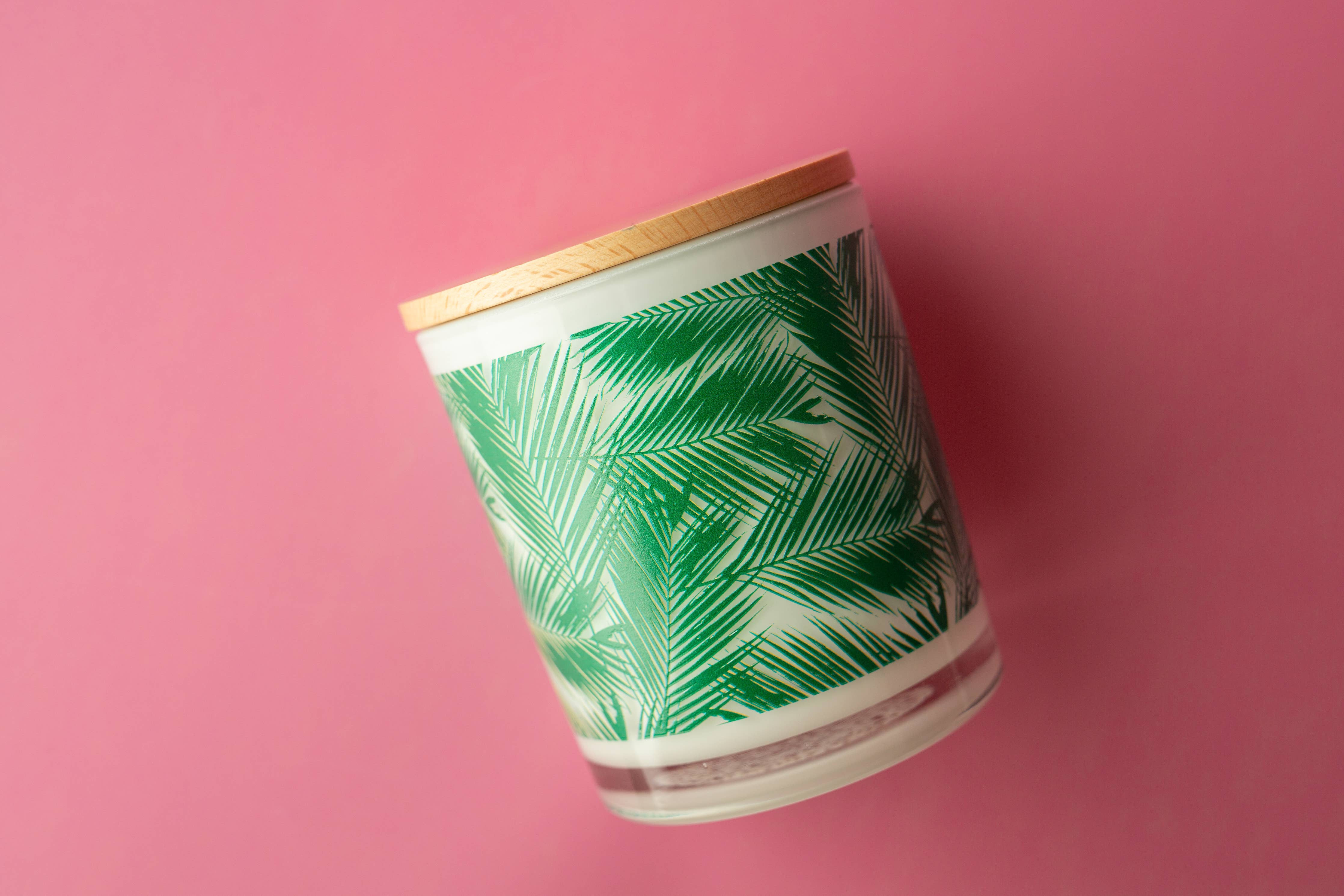 Palm Leaf Soy Candle: Sea Salt