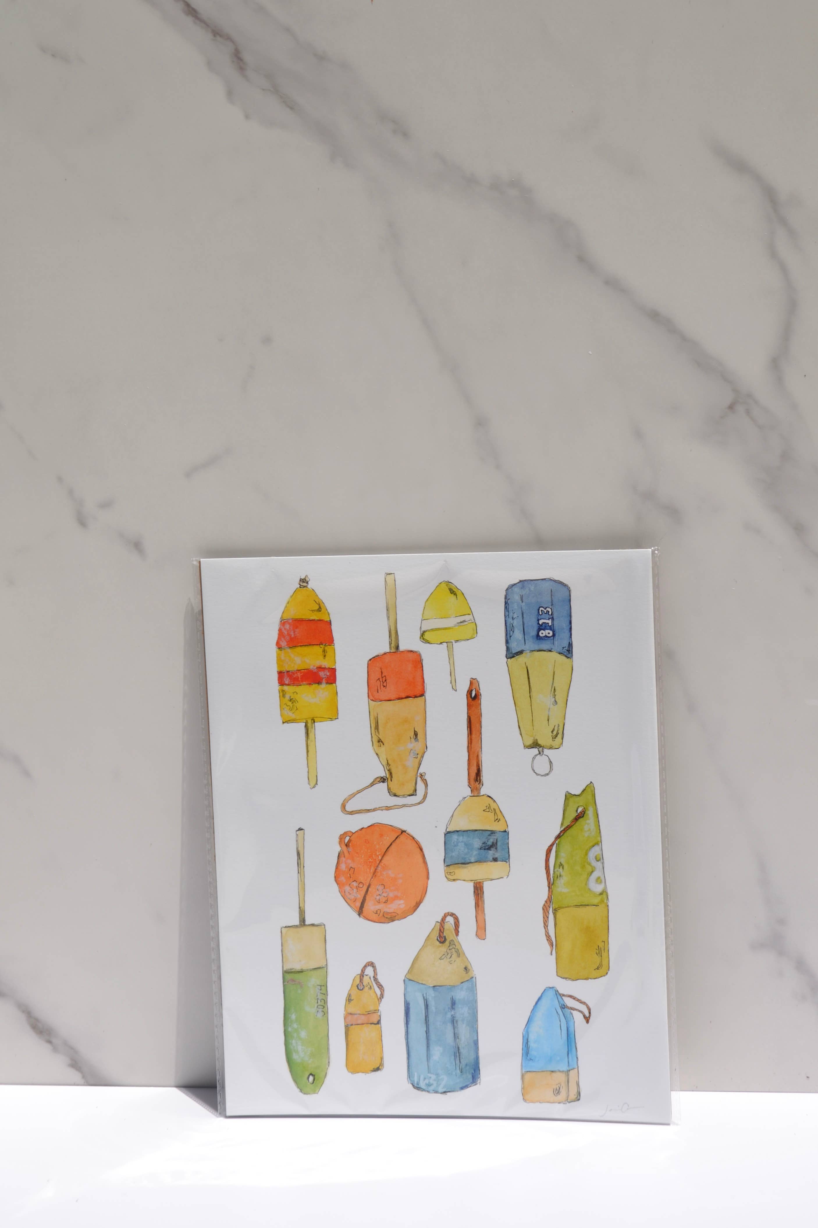 Vintage Buoy Art Print