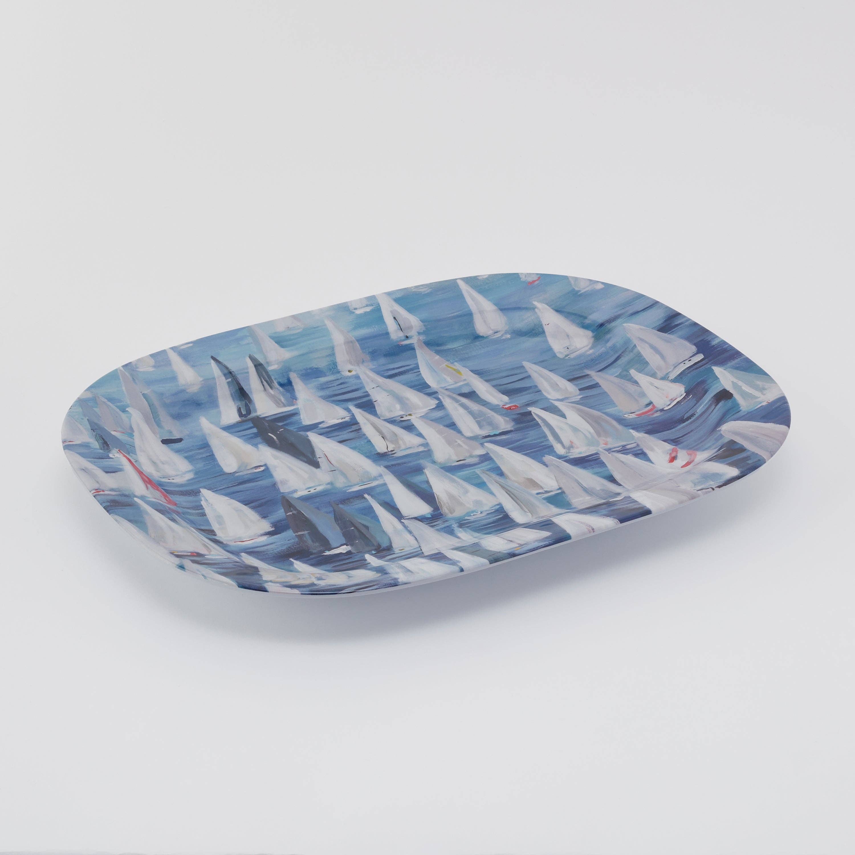 Melamine Platter - Race Day in Annapolis | Magothy Market