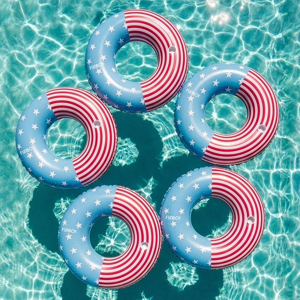 Red White and Blue Tube Float - Pool Essentials | Magothy Market