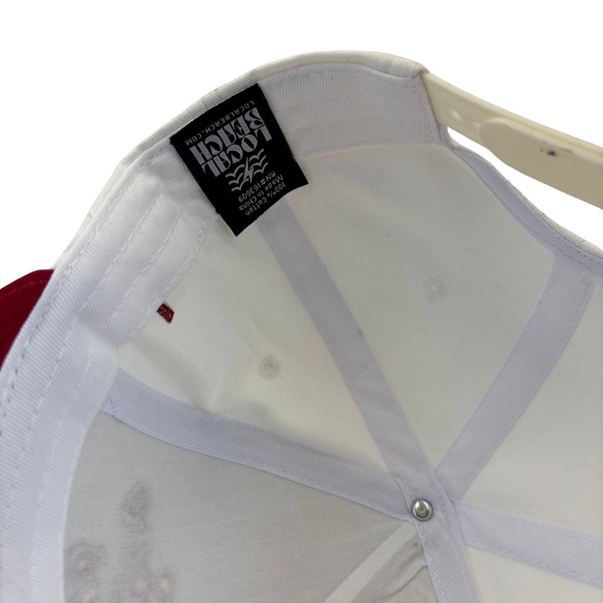 Somebody's Problem Cotton Twill Hat: Black/White