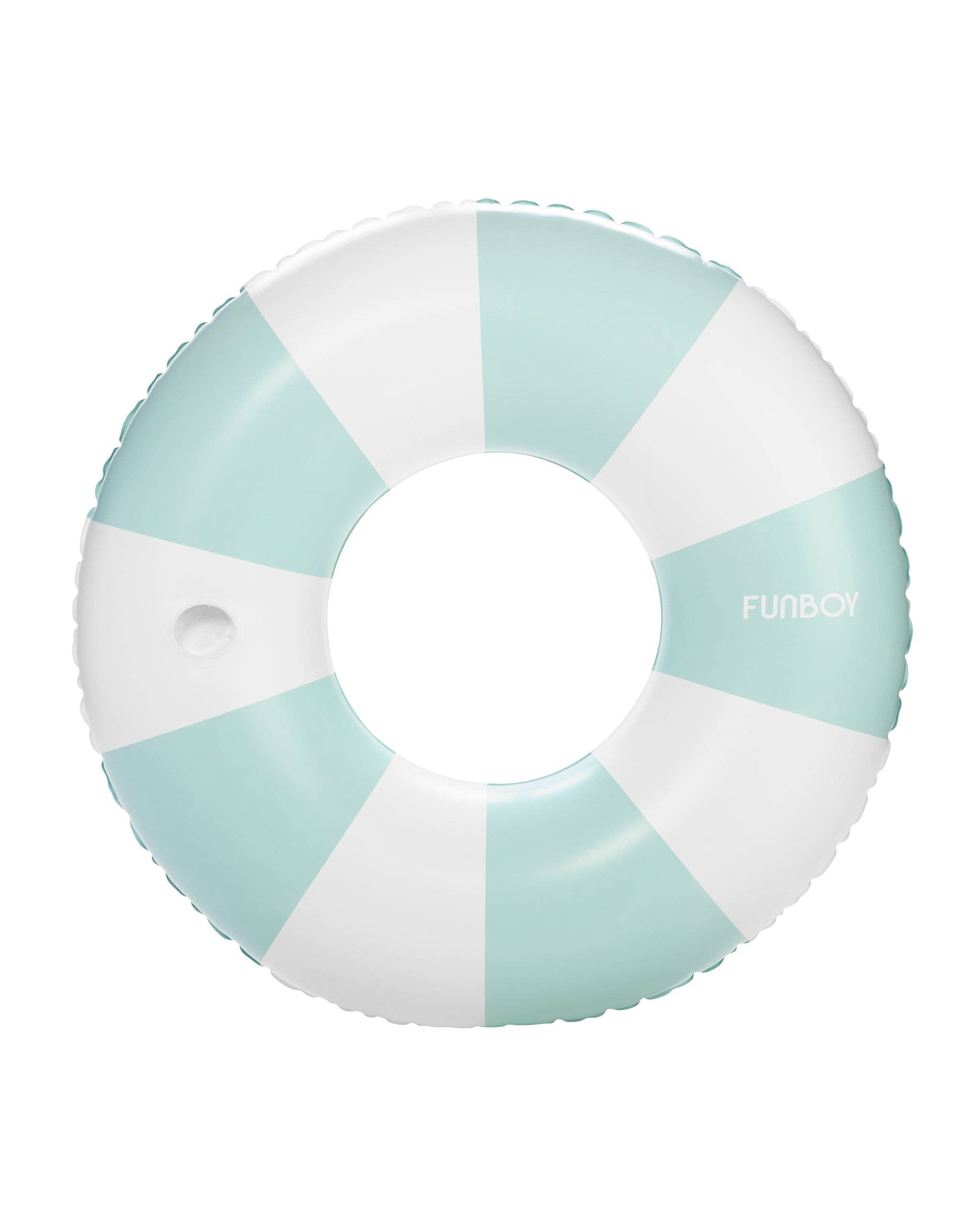 Blue Vintage Stripe Tube Float - Pool Essentials | Magothy Market